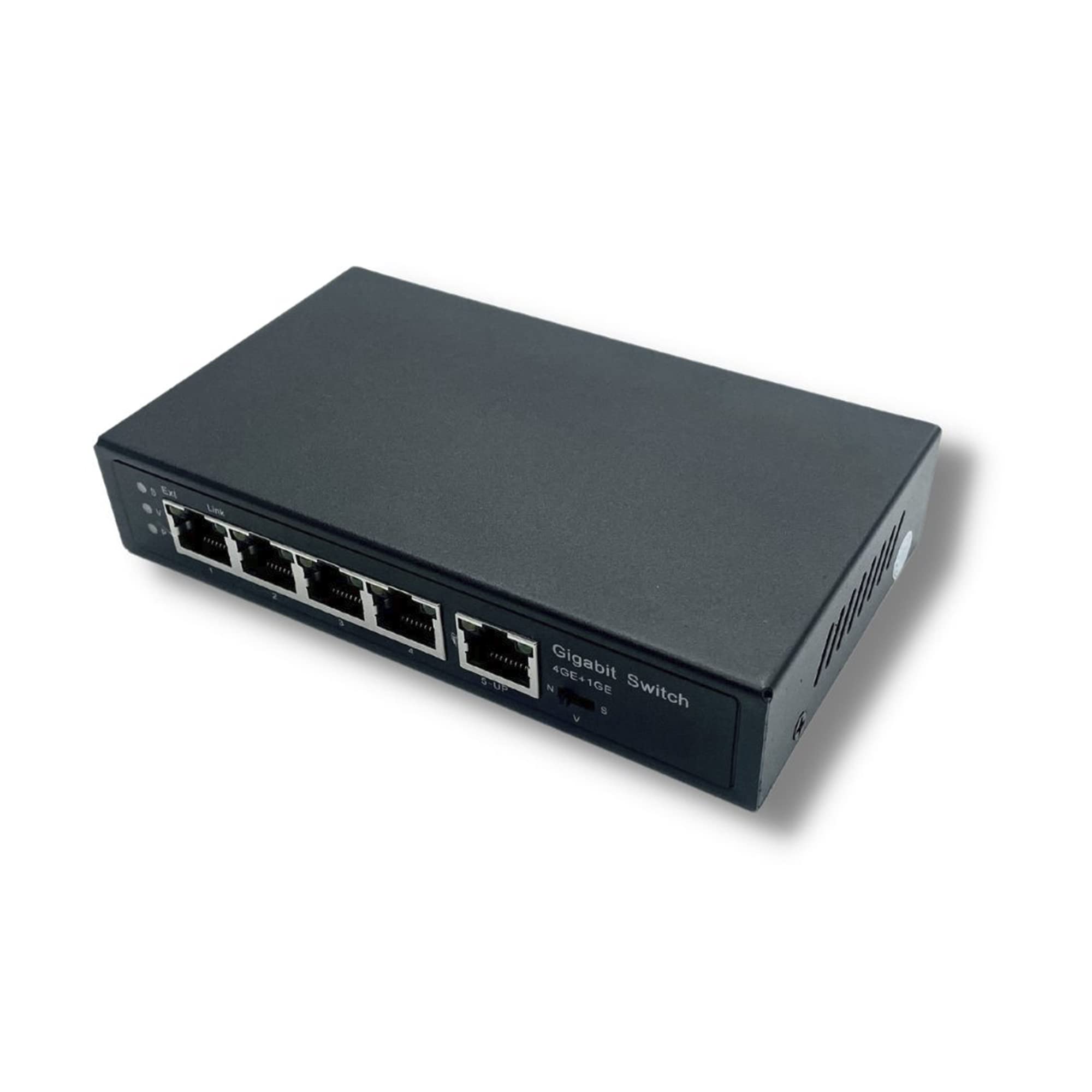 4 Port Gigabit Poe Extender With Ieee 802.3Bt Uplink   Power Over Ethernet Poe+ Passthrough Switch With Vlan & 500 Ft. Range Ext