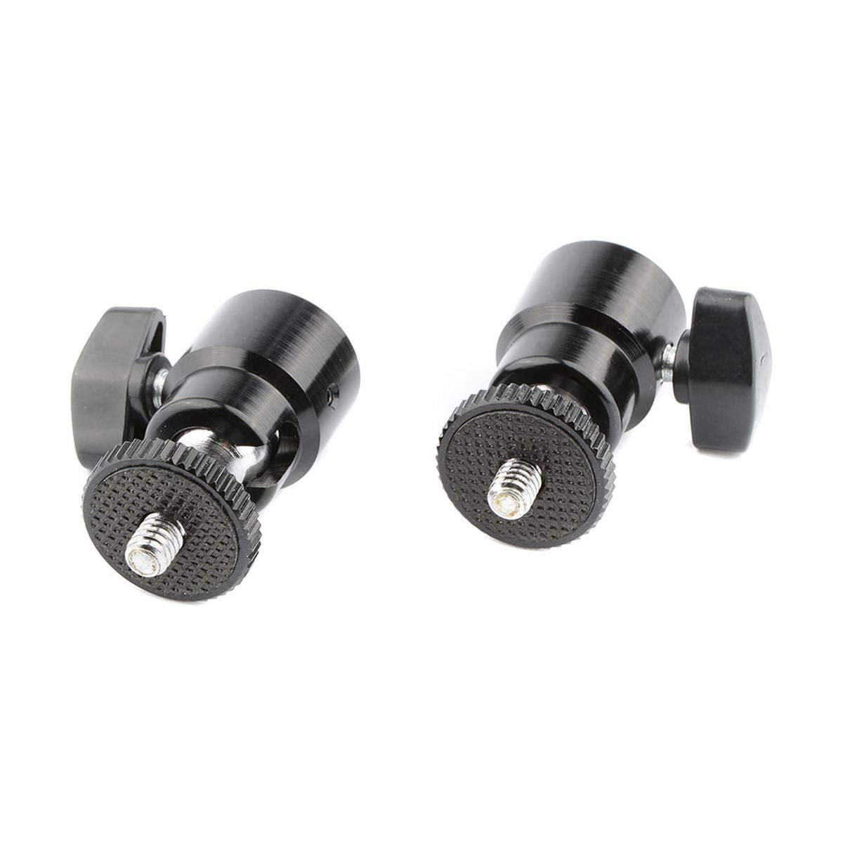 Camvate 360 Degree Swivel 1/4-20 Mini Ball Head For Dslr Cameras Tripods Monopods Light Stand (2 Pieses) - 1817