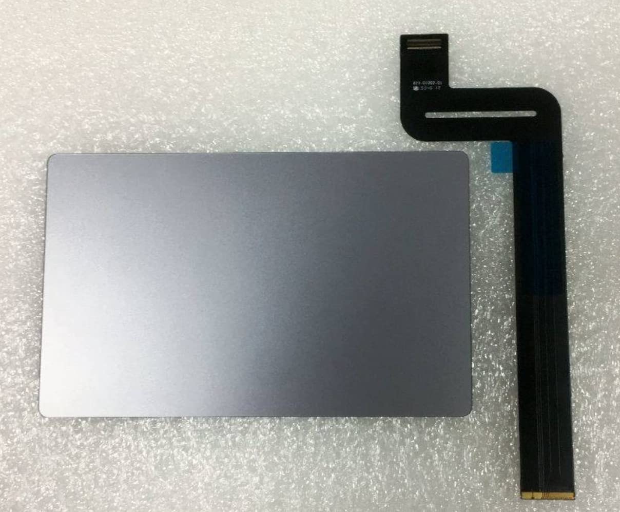 Iction New Replacement Trackpad Touchpad With Flex Cable For Macbook Pro Retina 13'' A1708 (Late 2016 / Mid 2017) (Space Gray)