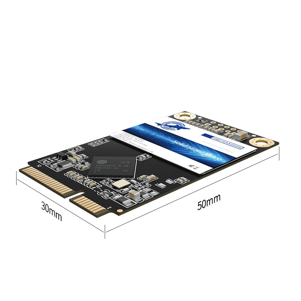 Dogfish Msata 64Gb Internal Solid State Drive Mini Sata Ssd Disk Drive High Performance Hard Drive For Desktop Laptop Notebook (Msata, 64Gb (5 Packs))