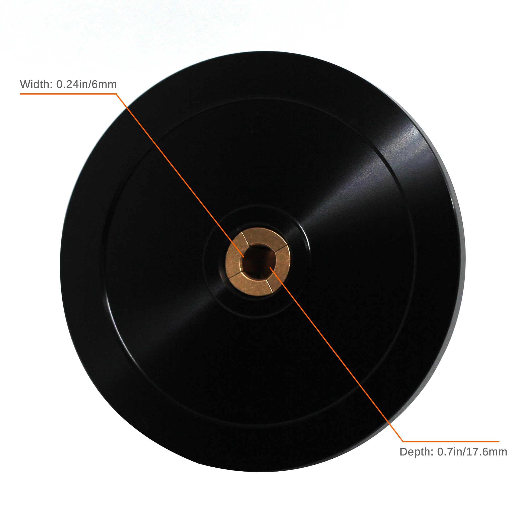 Record Weight Disc Stabilizer Aluminum 6Oz Vinyl Clamp Lp Weight 3Inx1.5In Turntable Weight Stabilizer For Phono Lps (Rs7637)