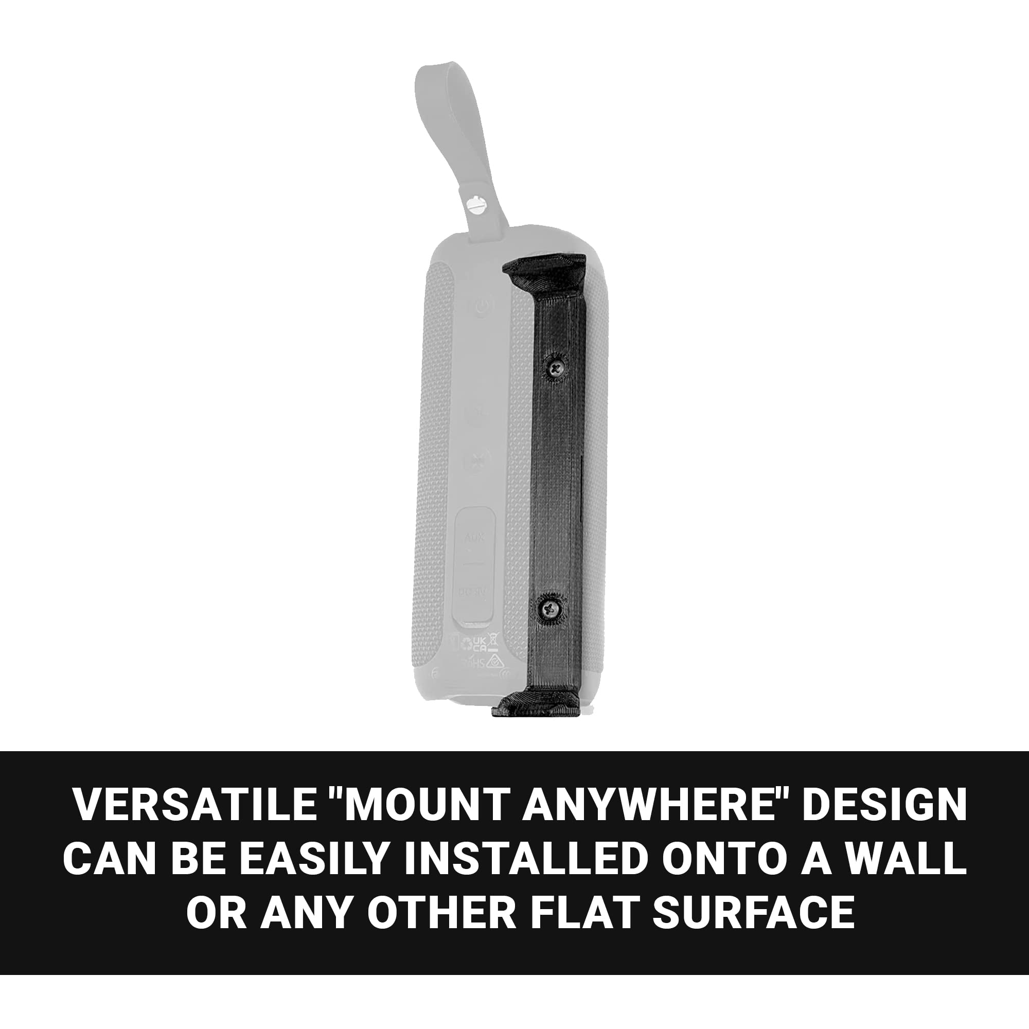Spartan Mounts Bluetooth Speaker Wall Mount For Tribit Stormbox Full Size Speakers, Low Profile Mount Anywhere Design For Home,