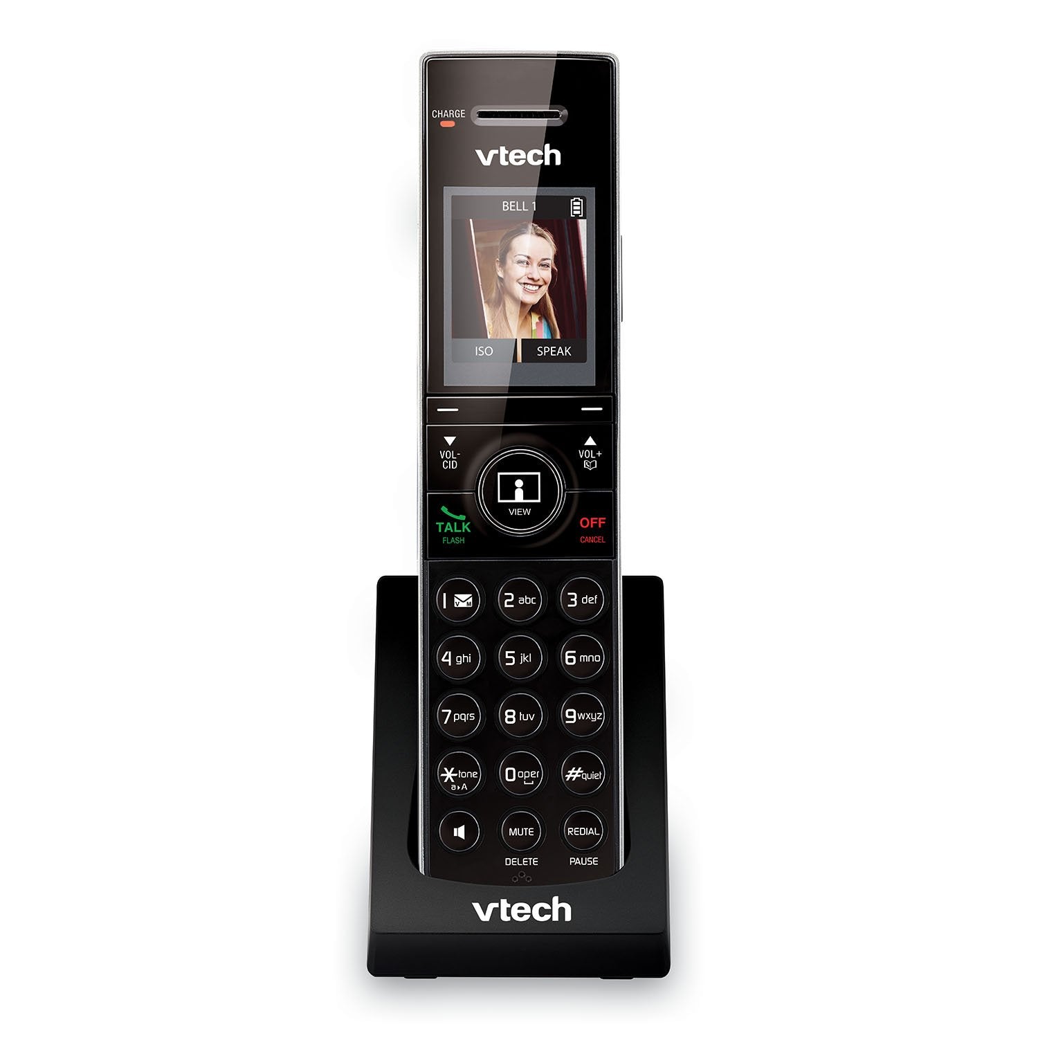 Vtech Is7101 Accessory Cordless Handset, Black | Requires A Vtech Is7121 Expandable Phone System To Operate