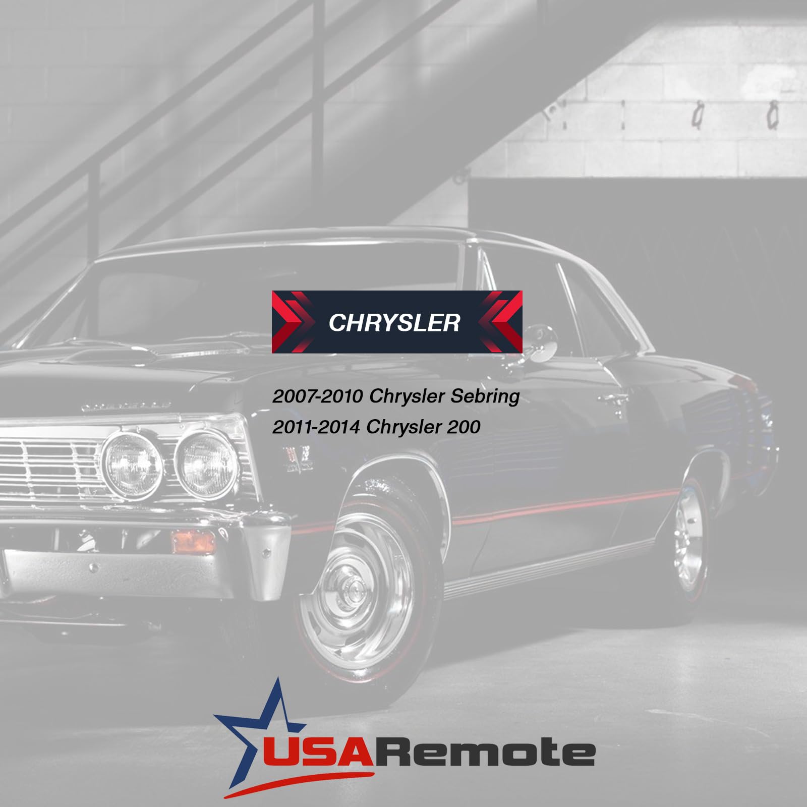 Car Key Fob Keyless Entry Remote Fits 2007-2010 Chrysler Sebring/2011-2014 Chrysler 200 (Oht692427Aa 6-Btn, Set Of 2)