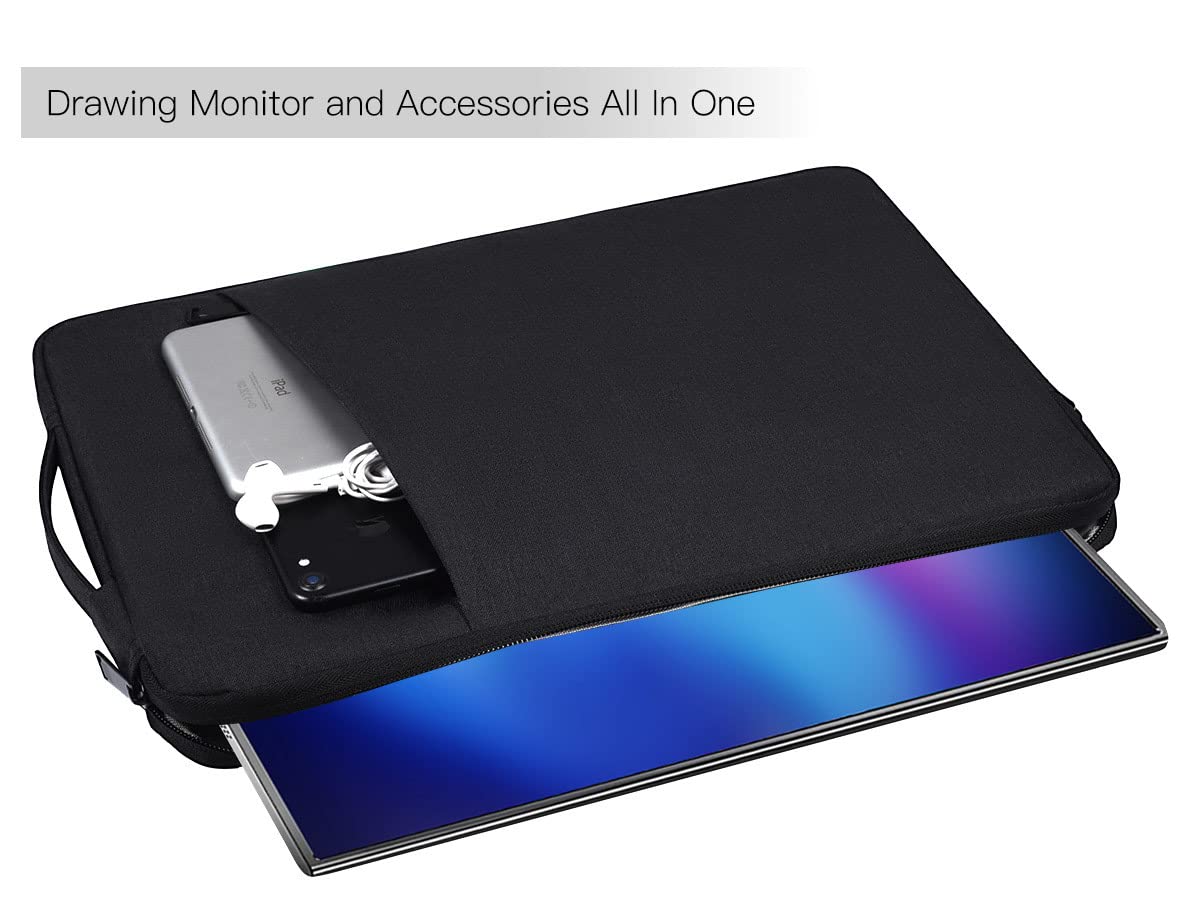18.5 Inch Portable Monitor Case Sleeve Bag For Innoview Uperfect Arzopa Most Large 18.5 Inch Portable Monitor Water Resistant Ca