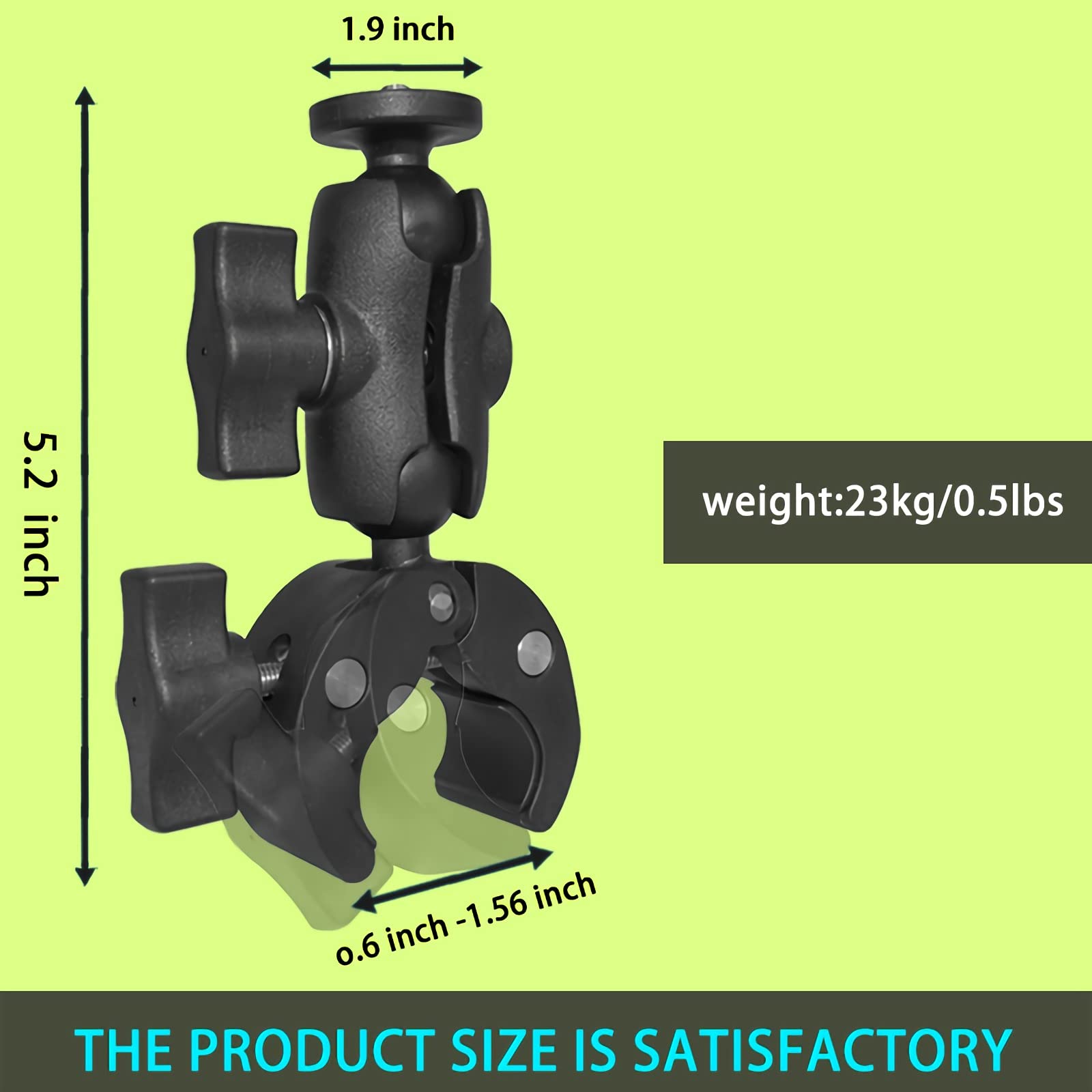 Handlebar Clamp Motorbike Mount For Insta360 Ace Pro One X4 X3, X2, X, One R, Rs, Go 2, Gopro Hero, Super Clamp Mount Adapter Ac