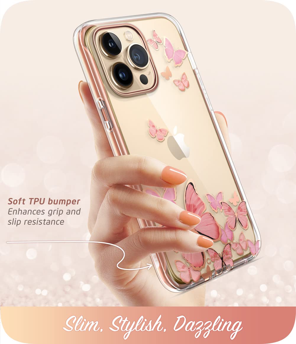 I-Blason Iphone 13 Pro Max Case (2021) 6.7 Inch Case With Built-In Screen Protector [Cosmo Series] Design Pattern Full Body Prot