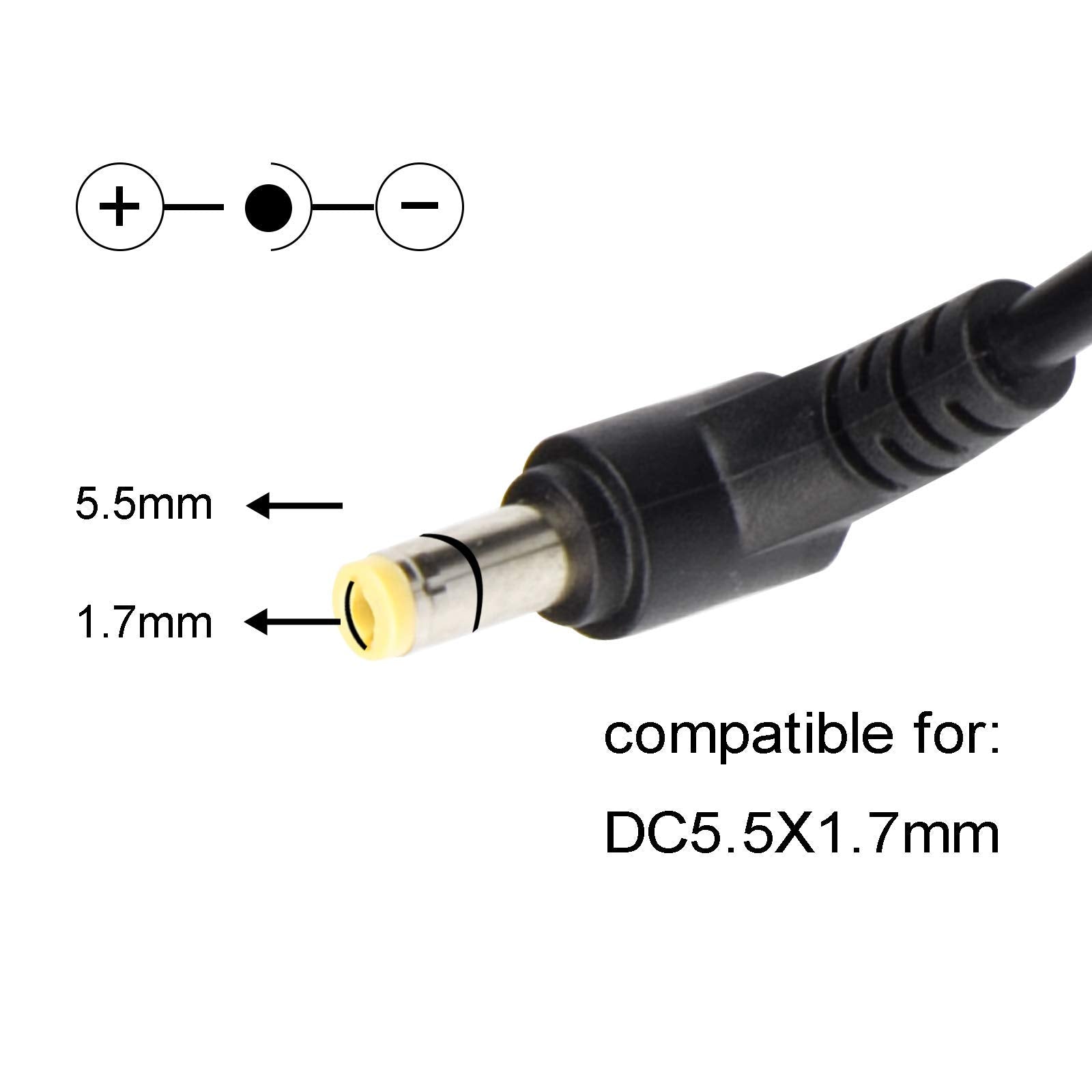 Ac Doctor Inc 19V 3.42A 65W Ac Adapter Charger For Acer Aspire 5532 5349 5750 5742 5250 5253 5733 5534 5336 5552 5560 7560 V5 V5