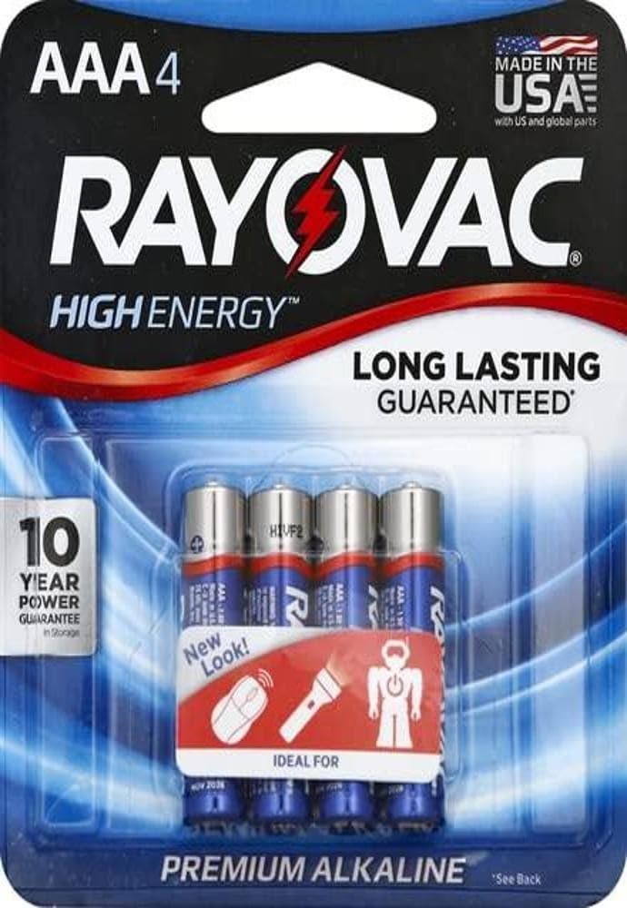 Spectrum/Rayovac 12 Packs Rayo4Pk Aaa Alk Battery