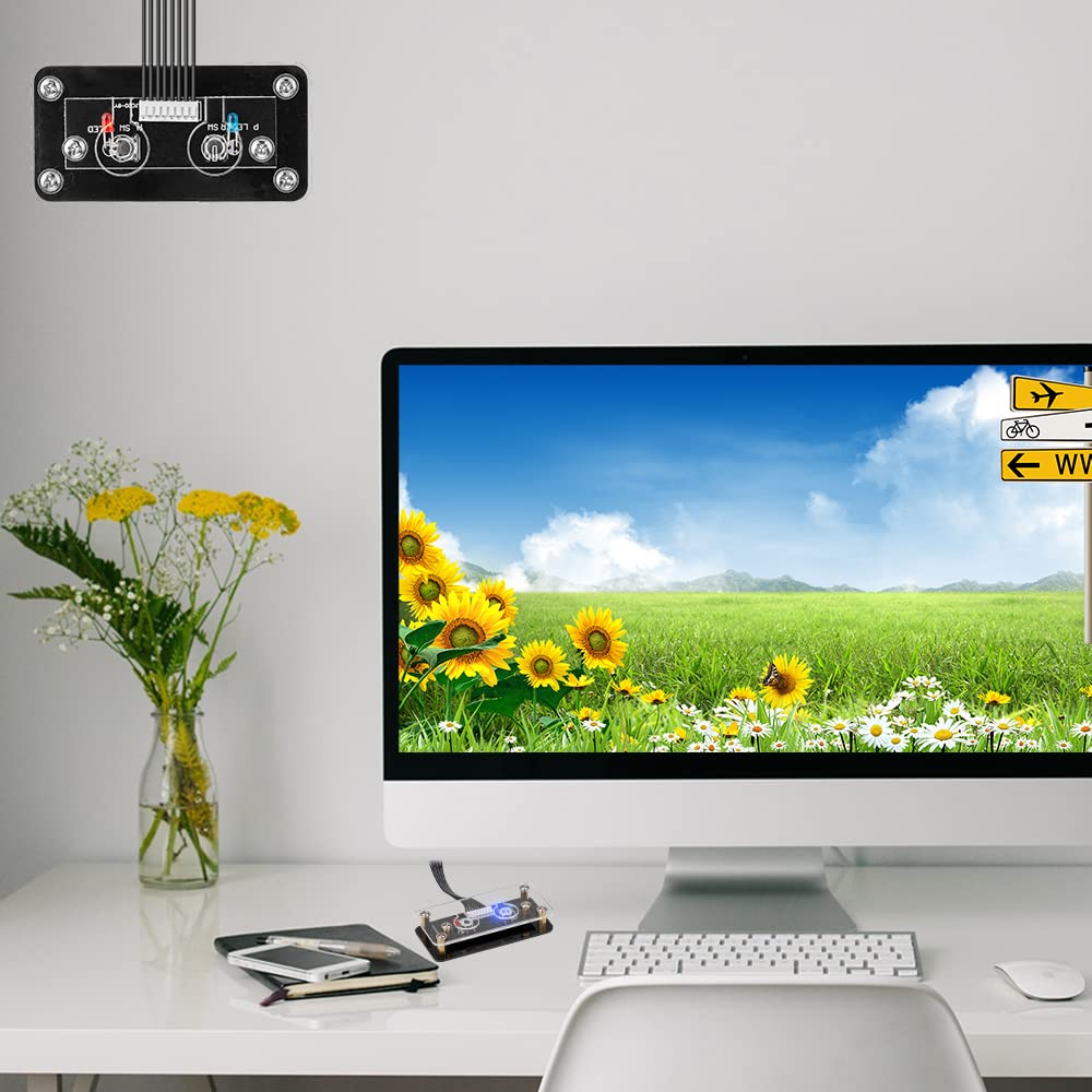 Owltree Desktop Computer Power Button Pc Switch External Power Switch Power Supply Button Restart Button For Pc Case Motherboard