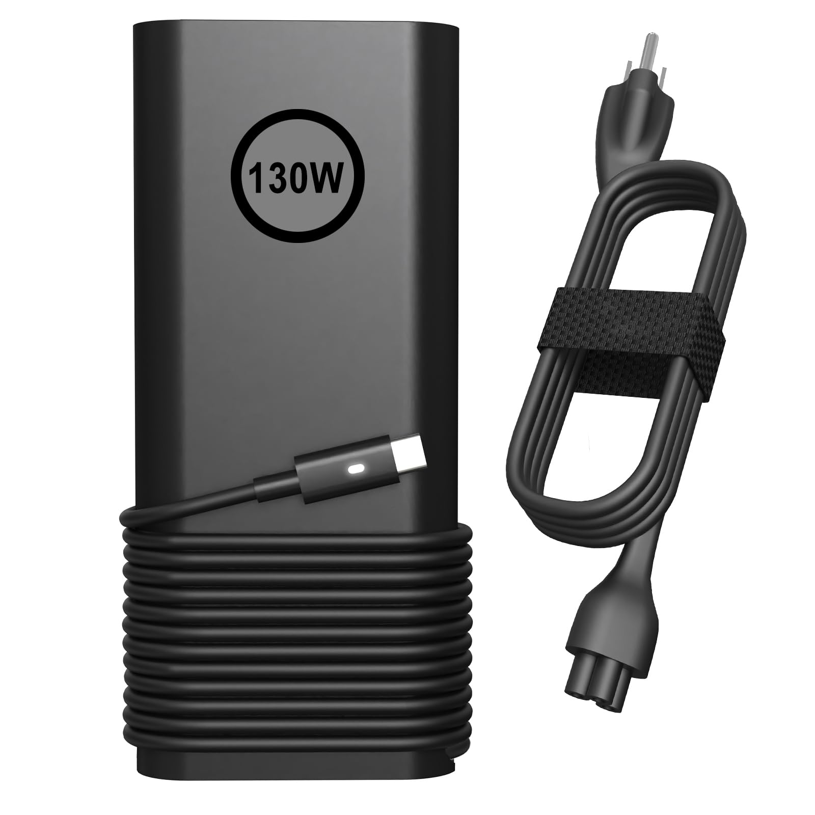 130W USB Type C Laptop Charger Compatible with Dell XPS 15 17 9500 9510 9520 9530 9700 9710 9720 2in1,Precision 5550 5560 5530 5