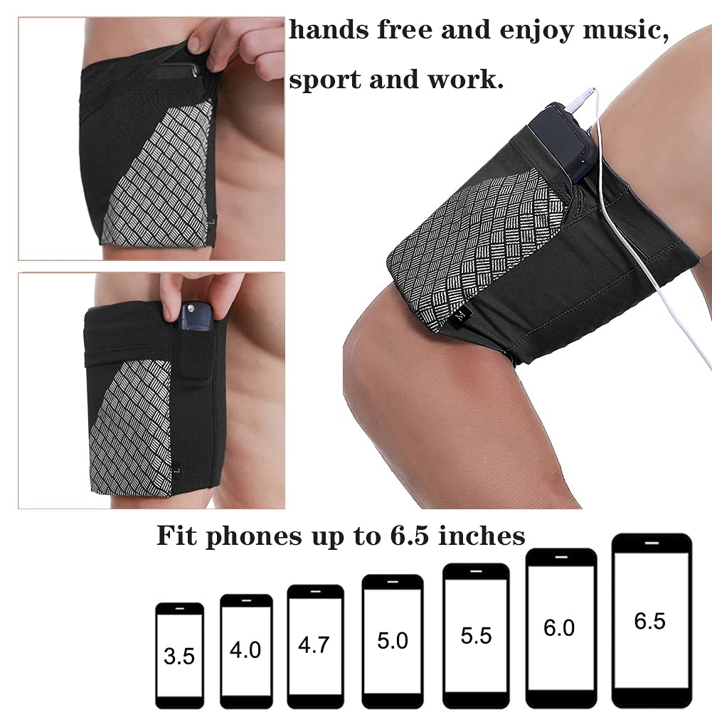 Cell Phone Armband For Running, Sports Armband For All Phones Fitness And Gym Workouts Universal (Iphone X/8/7/6/Plus,Samsung Ga