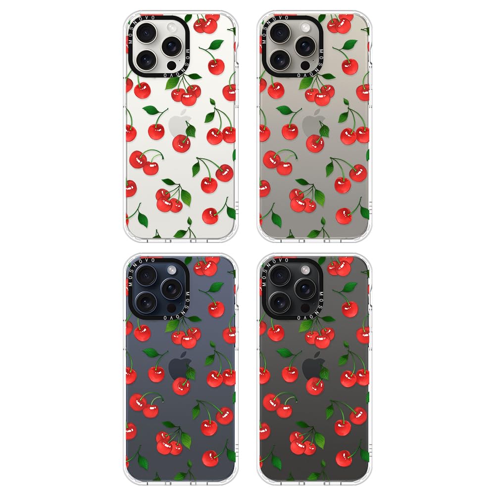 Mosnovo Case For Iphone 15 Pro Max, [Buffertech 6.6Ft Military Grade Drop Protection] [Anti Peel Off Tech] Clear Tpu Bumper Phon