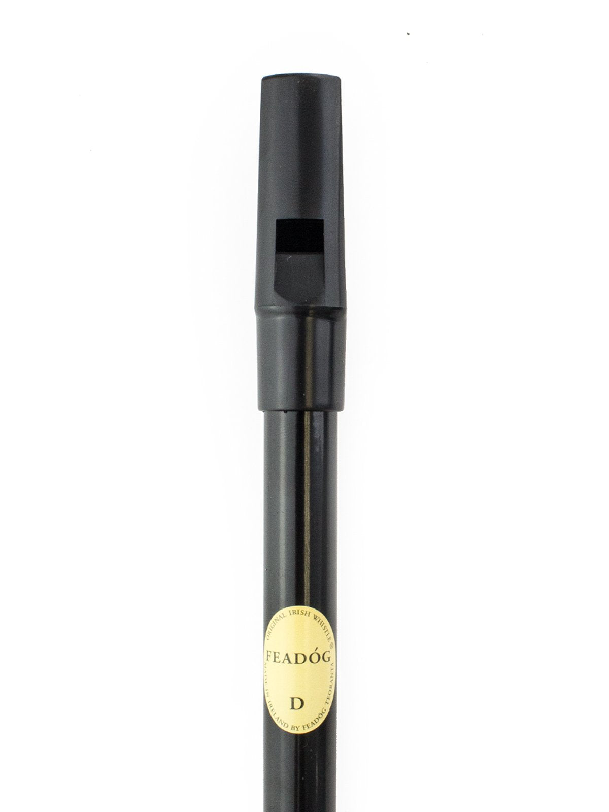 Feadog D Irish Tin Penny Whistle In Black