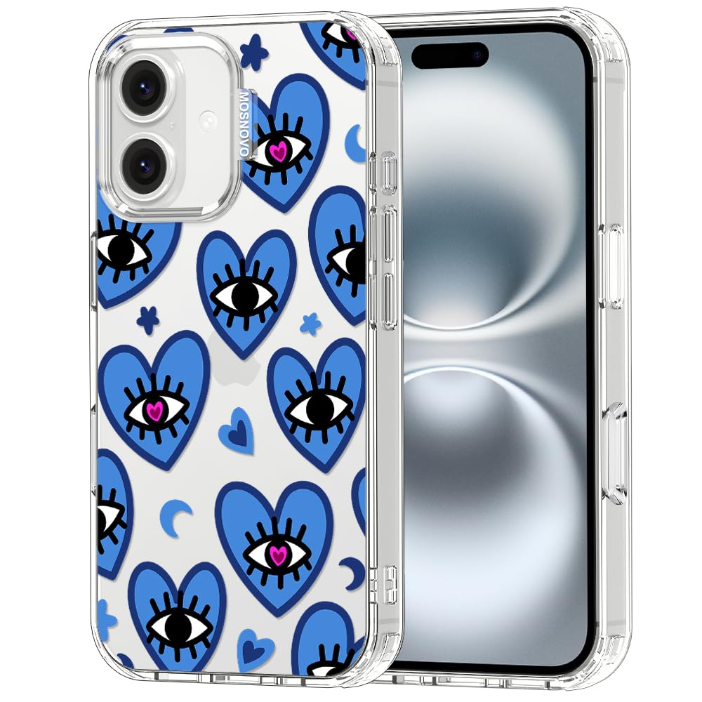 MOSNOVO for iPhone 16 Plus Case, Shockproof Military-Grade Protection 6.6ft Drop Tested, Clear Phone Case for iPhone 16 Plus, Ve