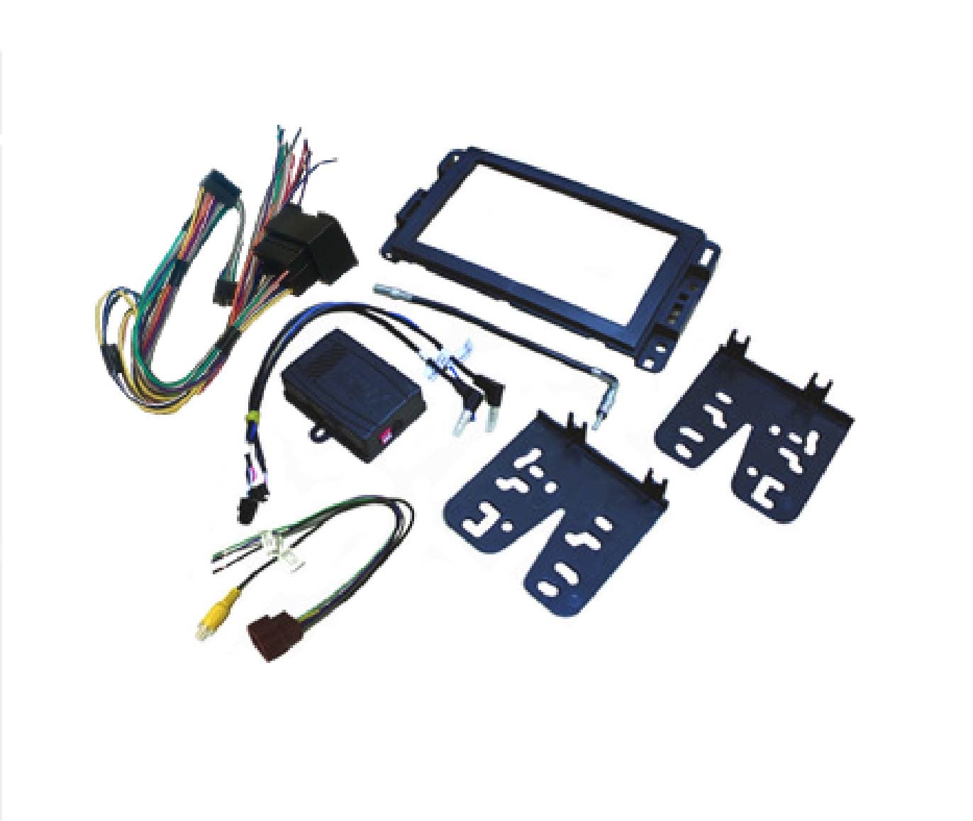 Crux Radio Replacement With Swc Retention For Gm Lan 29 Bit Trucks & Suvs (D. Din Dash Kit & Rear Se