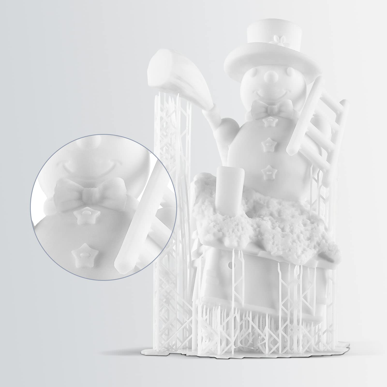 Anycubic Upgraded Standard 3D Printer Resin, 405Nm Sla Fast Uv Curing Resin, High Precision & Rapid Photopolymer For 8K Capable