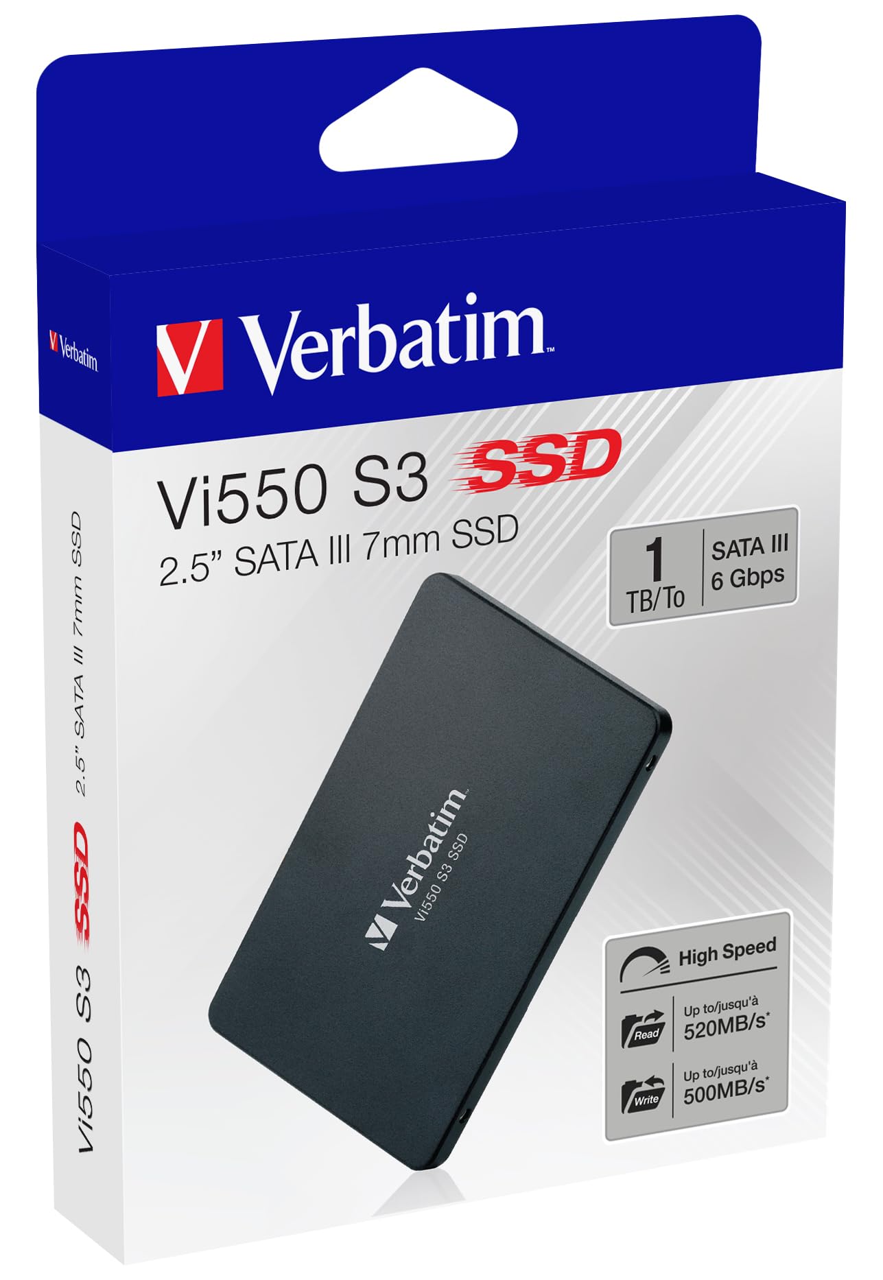 Verbatim 1Tb Vi550 2.5'' Internal Solid State Drive Ssd Sata Iii Interface With 3D Nand Technology