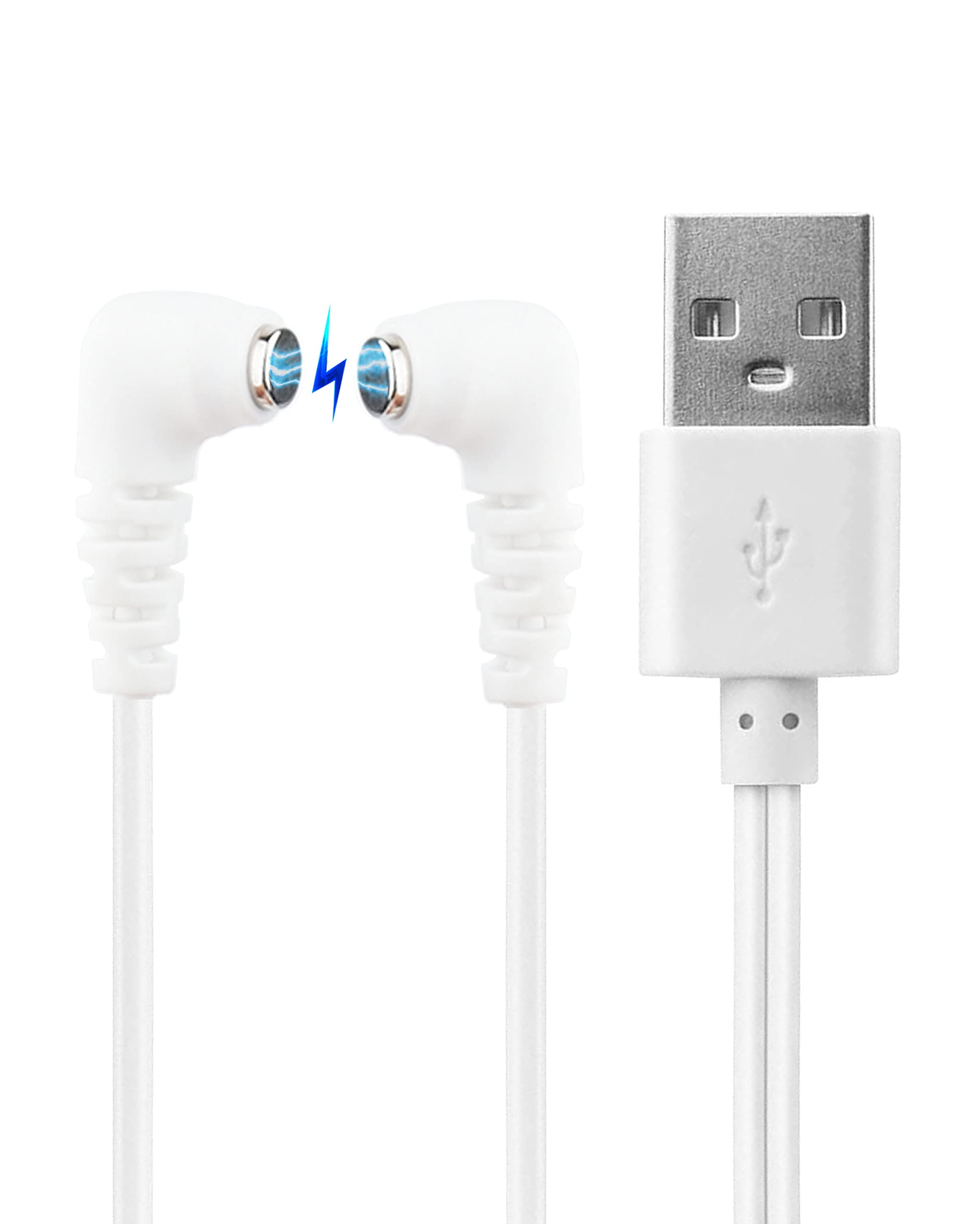 Bicmice Fast Magnetic Charger Cord for Rose and Most Magnetic Massagers DC Charging Cable with 2-Magnet Connector -Like New