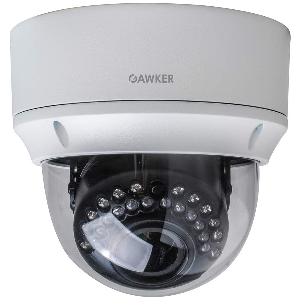 Gawker G830Qhdw Dome Cctv Security Camera 1080P 4 In 1 Hd Tvi (Default) /Ahd/Cvi/Cvbs,True Day&Night,Ip66 Vandal Proof,2.8 12Mm