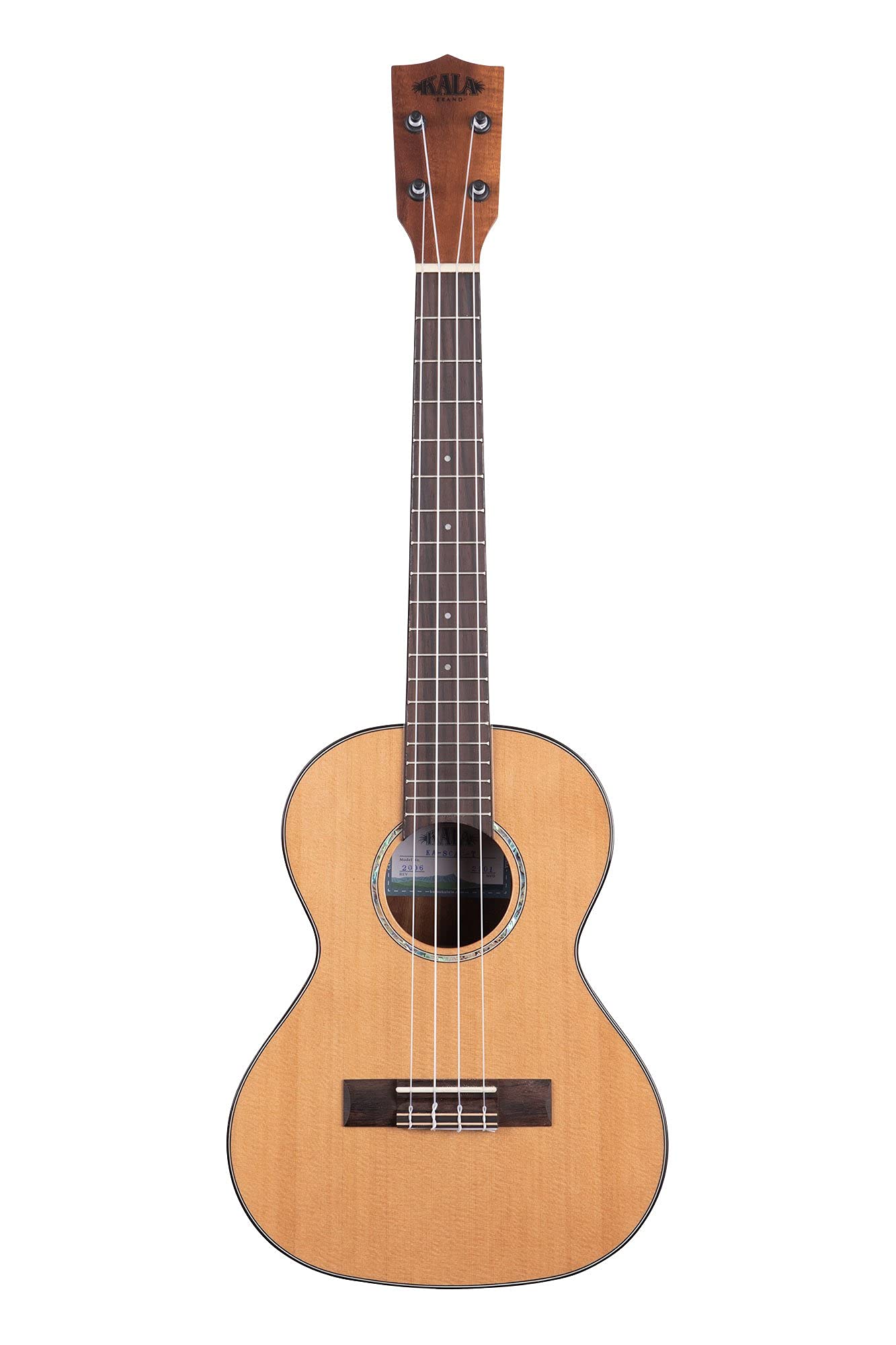 Kala Brand Music Co. Gloss Solid Cedar Top Acacia, 4 String Ukulele, Natural, Tenor (Ka Scac T)