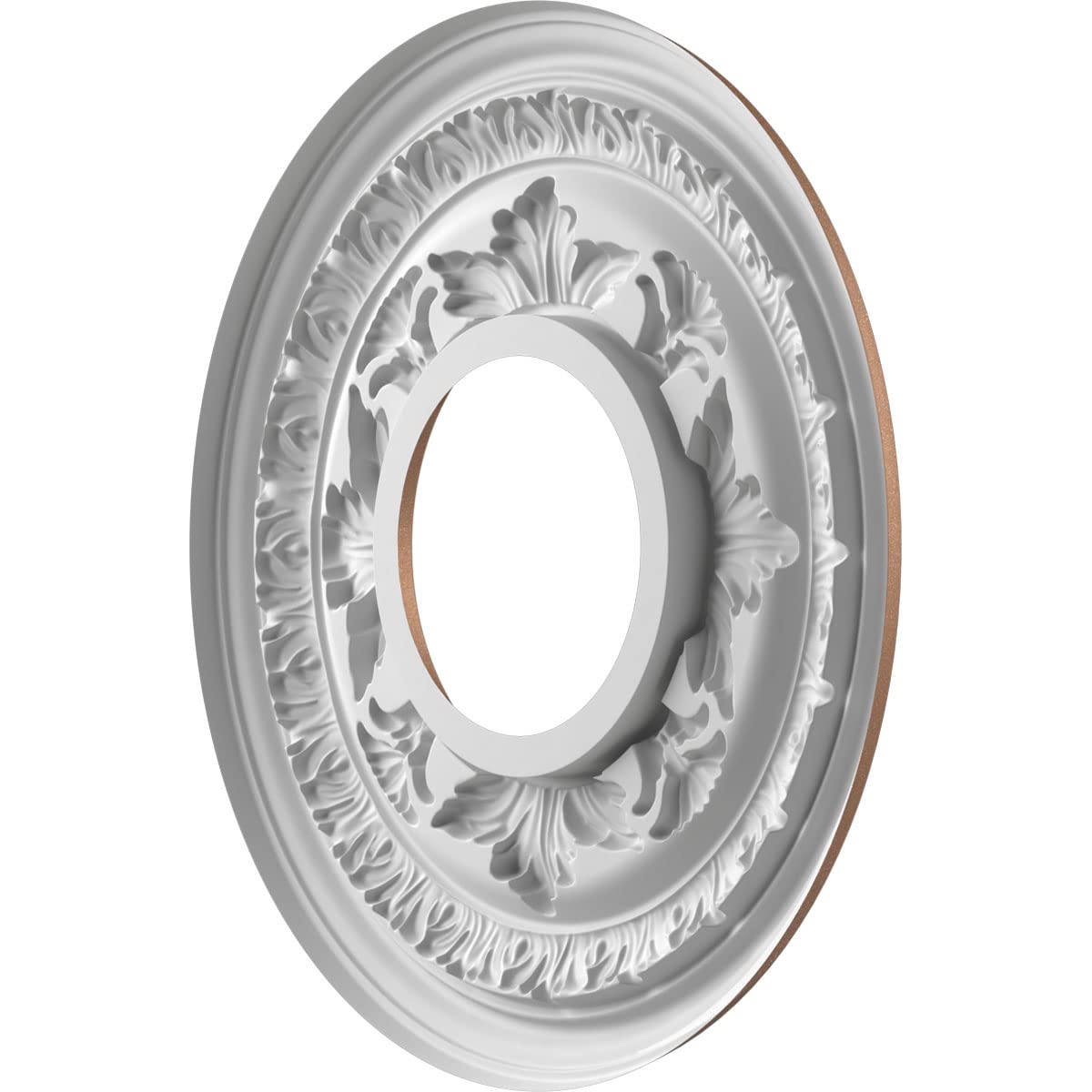 Ekena Millwork 10''Od X 3 1/2''Id X 3/4''P Baltimore Thermoformed Pvc Ceiling Medallion (Fits Canopies Up To 4 1/4''), Aged Copp