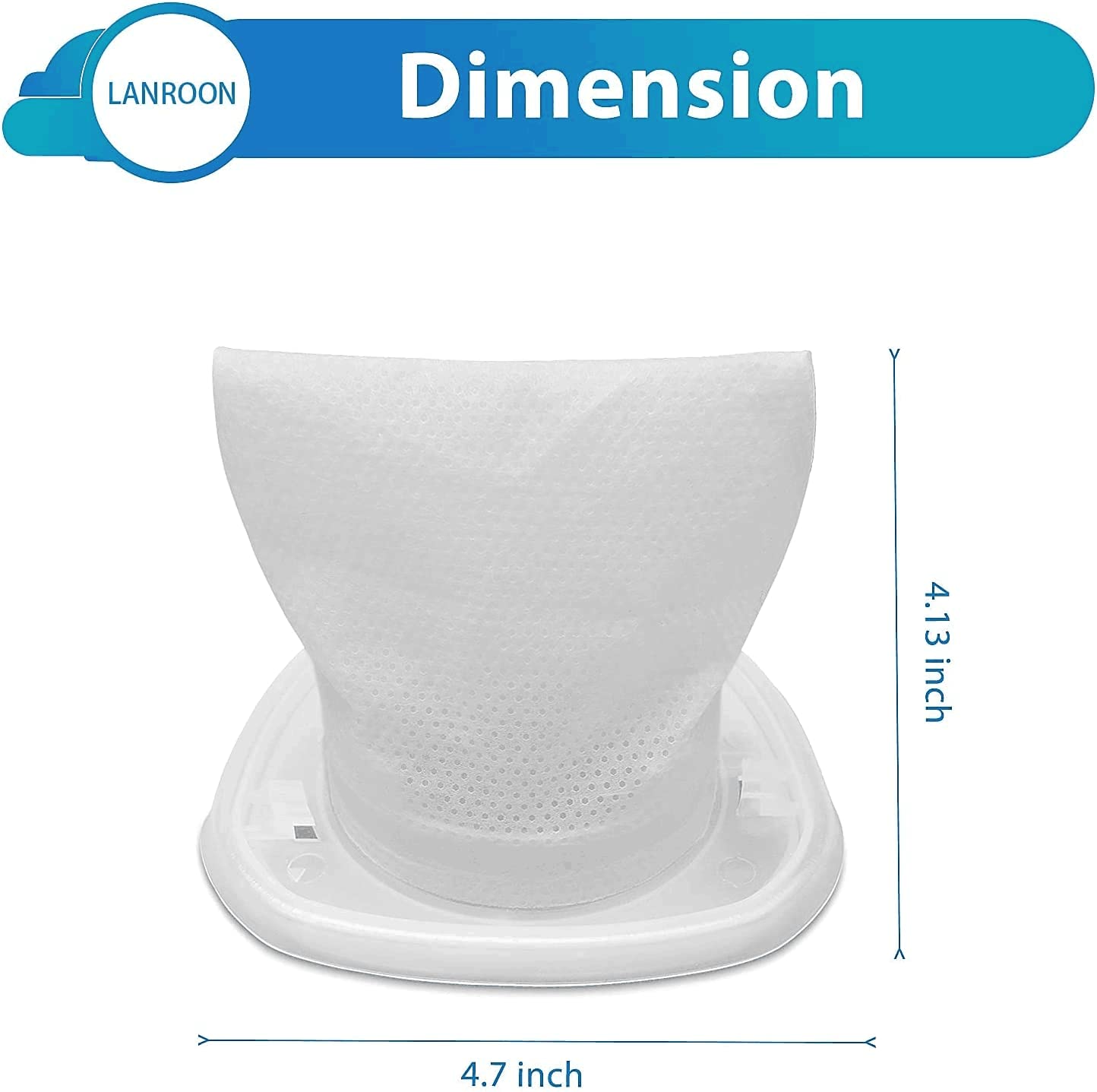 Hnvcf10 Filter Compatible With Black And Decker Hand Vacuums, Hnvc215Bw52, Hnvc215B10, Hnvc115J06, Hnvc115B22(6 Pack)