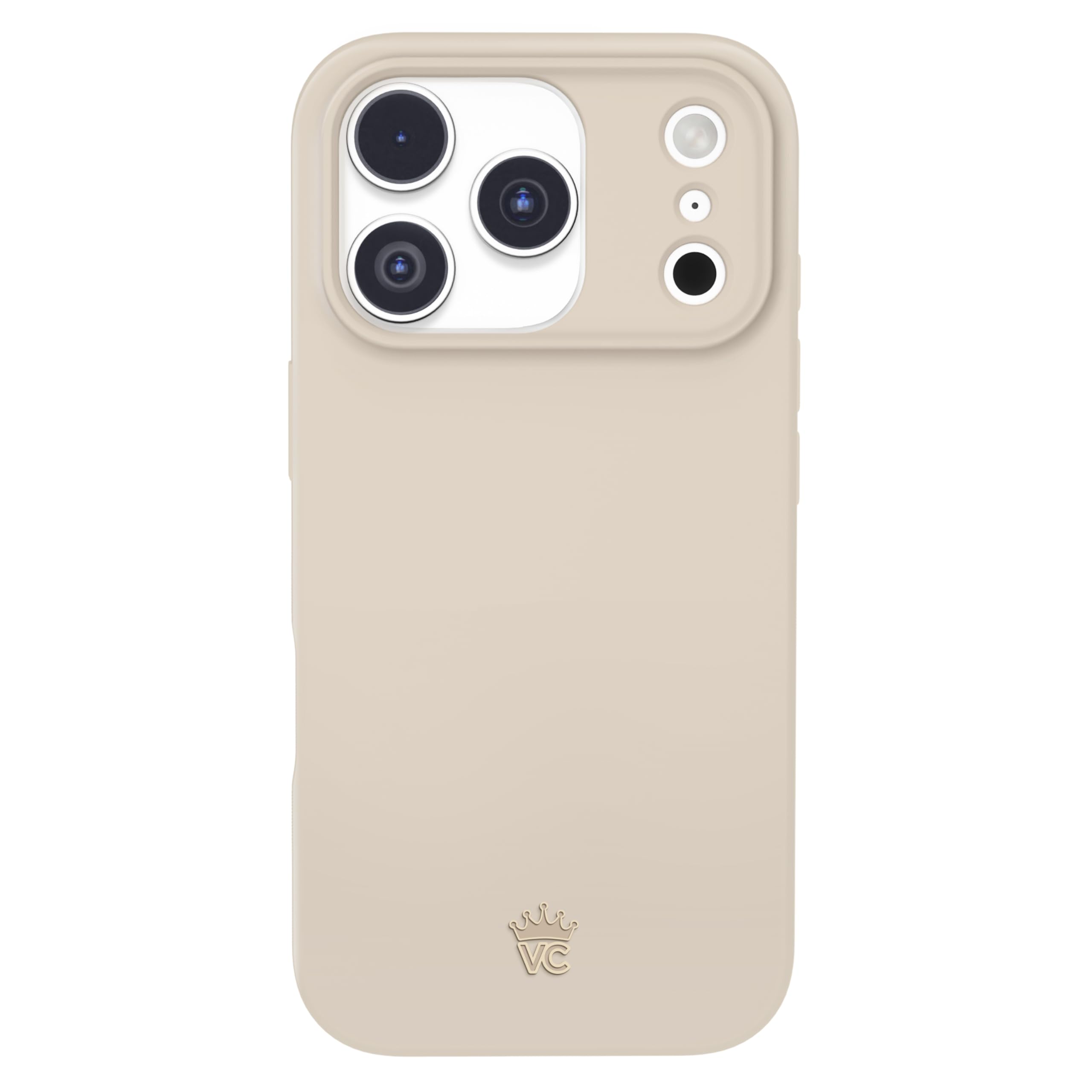 VELVET CAVIAR Case for iPhone 17 Pro | Compatible with MagSafe | 10ft Drop Tested | Smooth SatinShield Finish | Sand Stone