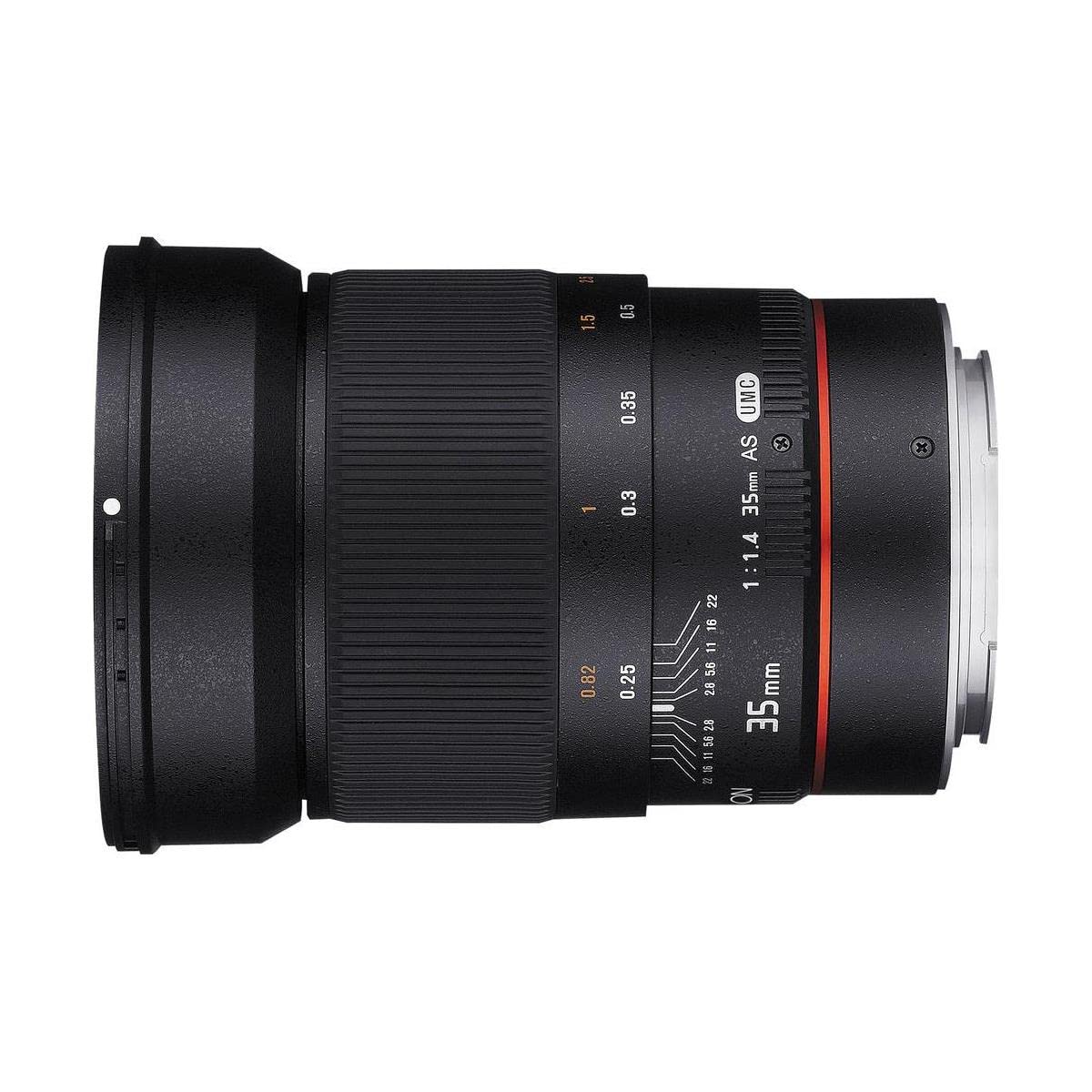 Rokinon Ae35M-C 35Mm F1.4 Aspherical Lens For Canon Ef Cameras