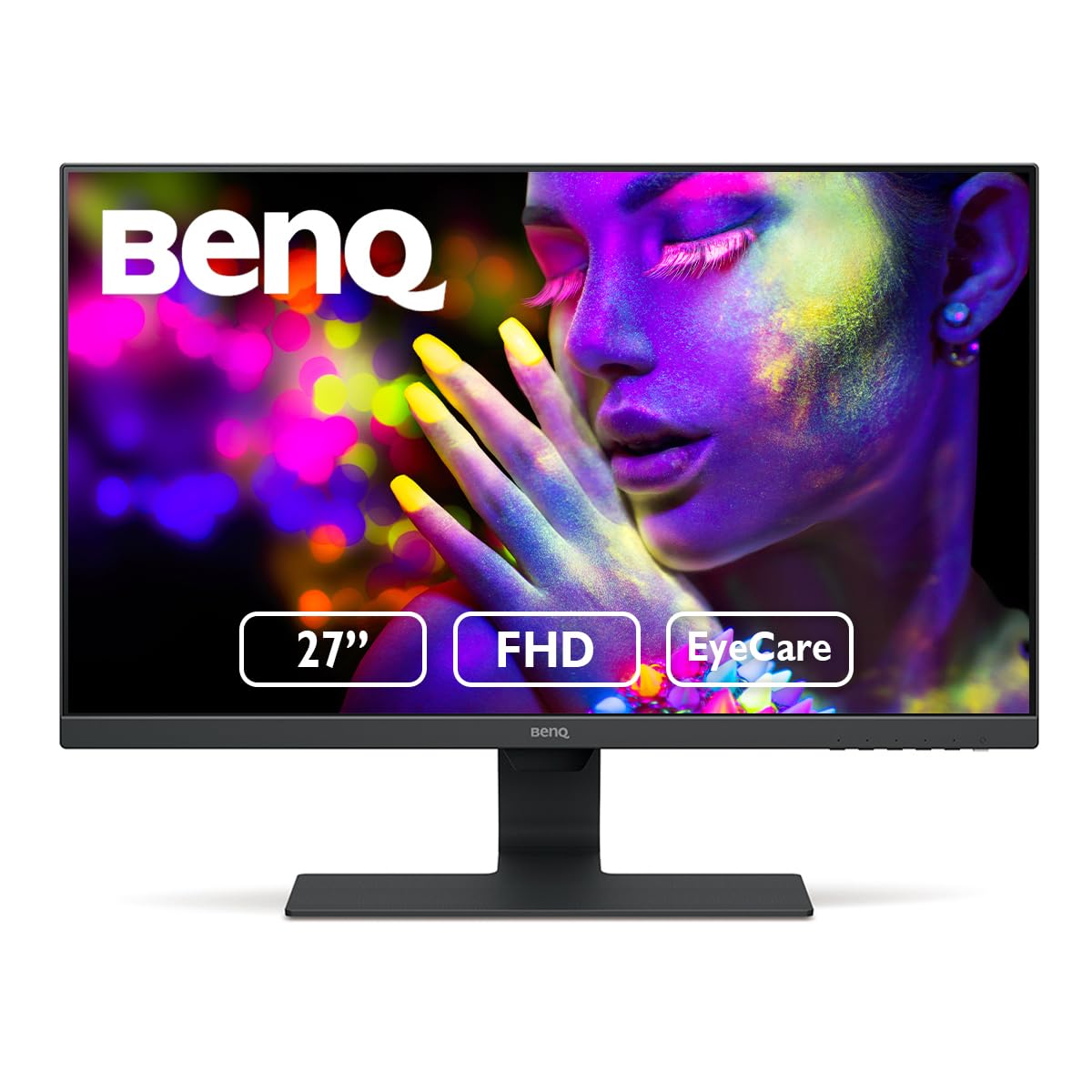 Benq 27 Inch Ips Monitor | 1080P | Proprietary Eye Care Tech | Ultra Slim Bezel | Adaptive Brightness For Image Quality | Speake