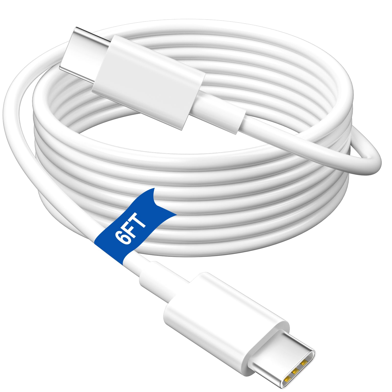 AIAUXAI 6FT USB C to USB C Charger Cable for Google Pixel Fast Charging 45W
