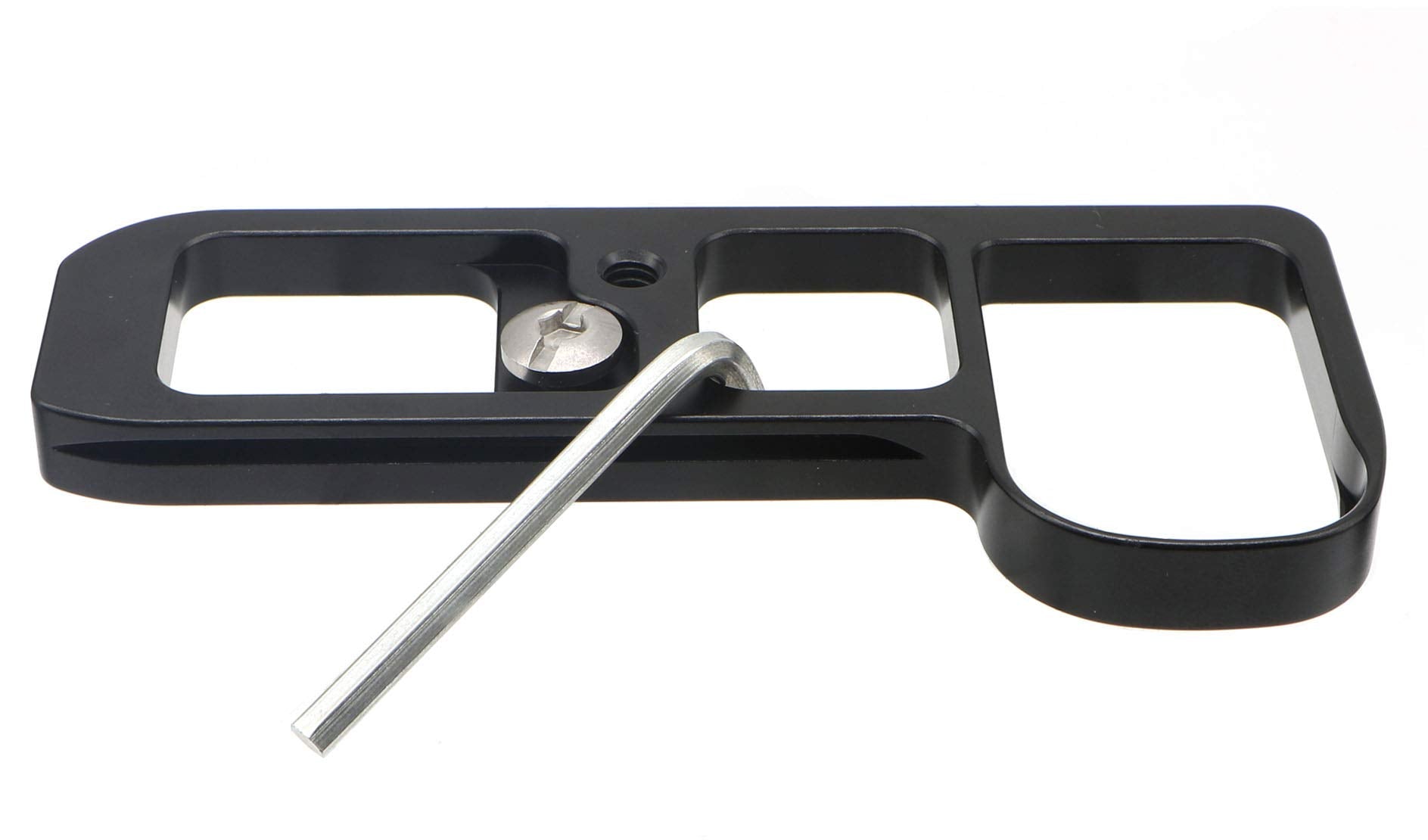 Hithut Hand Grip Quick Release Metal Base Plate For Sony A7M3 A7Iii A7Riii A7R3 A9 With 1/4'' Screw And Hex Wrench Black