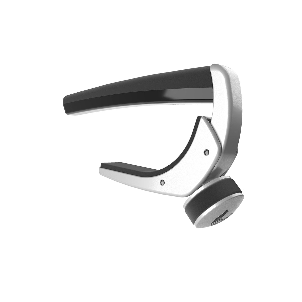 Planetwaves Guitar Capo   Pro Plus Capo   Ideal For Acoustic, Electric, Classical, & 12 String Guitars   Silver,White