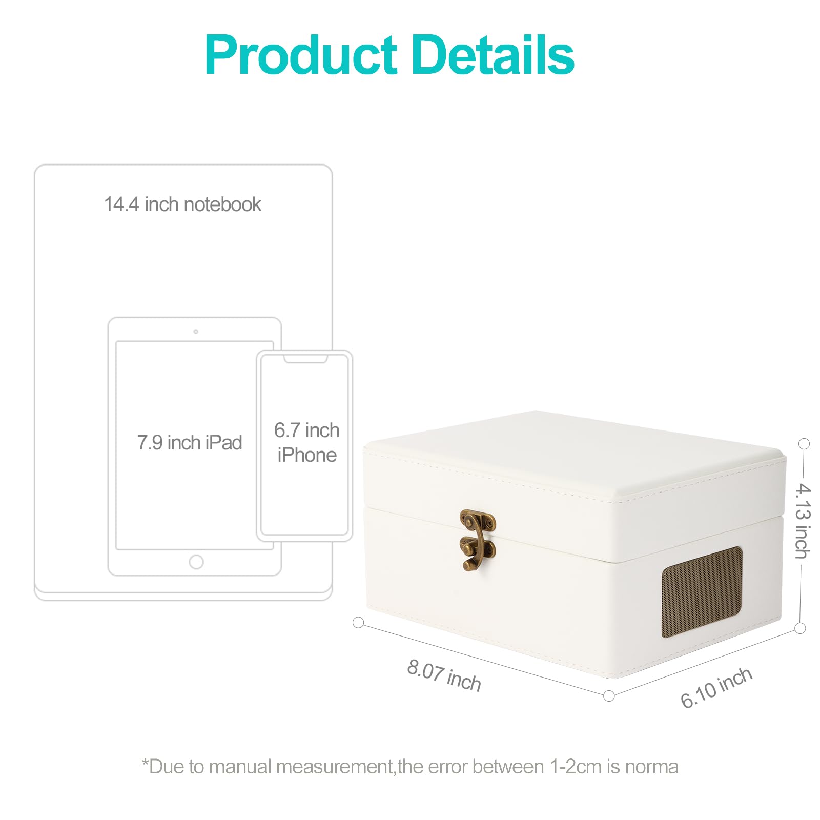 Portable Cd Player For Home,Retro Suitcase Cd Player With Bluetooth 5.0,Hi Fi Speakers Rechargeable Desktop Cd Player For Gifts