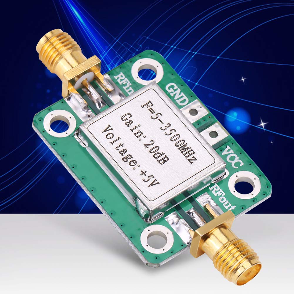 5 3500Mhz Rf Wideband Amplifier 20Db High Gain Low Noise Lna Amplifier With Shielding Shell