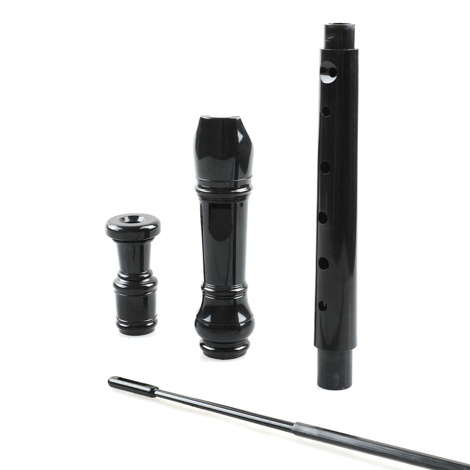 Soprano Recorder Descant Flauta Recorder 8 Hole Abs Clarinet German Style Treble Flute C Key With Fingering Chart Instructions W