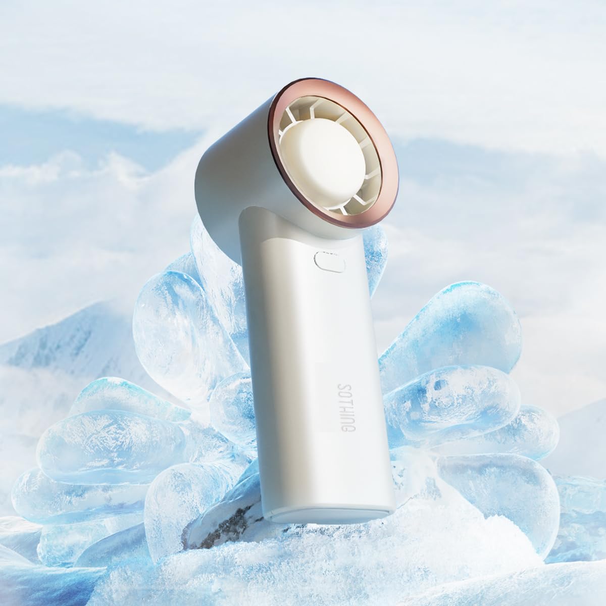 Sothing Portable Handheld Mini Fan, Powerful Turbo Fan 14H Max Cooling Time, 3600Mah Usb Rechargeable Hand Held Fan Personal Fan