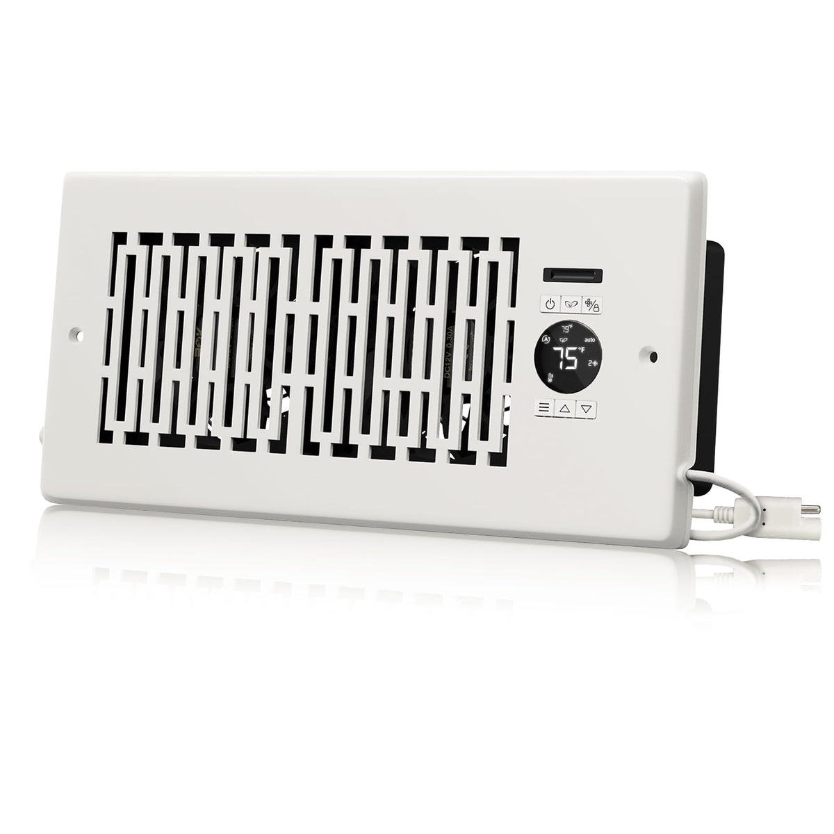 Motctqvd Smart Register Vent Booster Fan For 4    X 10    Register Holes, Register Booster Fan With Remote Control & Thermostat 