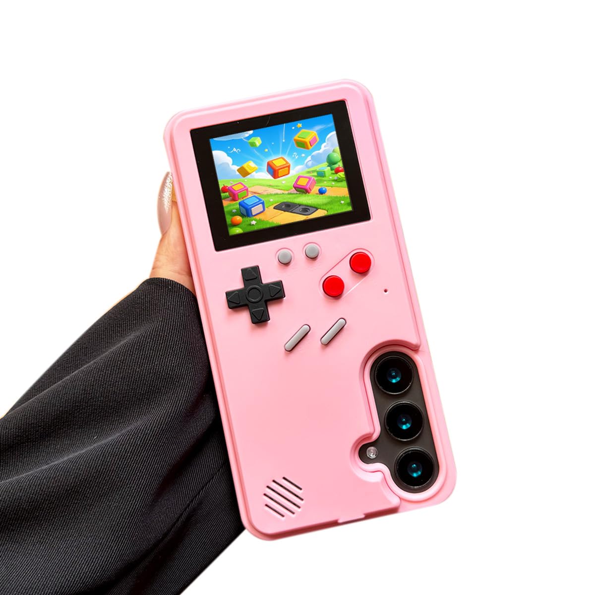 ERAKOLE Game Phone Case for Samsung Galaxy S23 Plus, Nostalgic Game Case for Samsung Retro Playable Gaming Design, Classic Creat