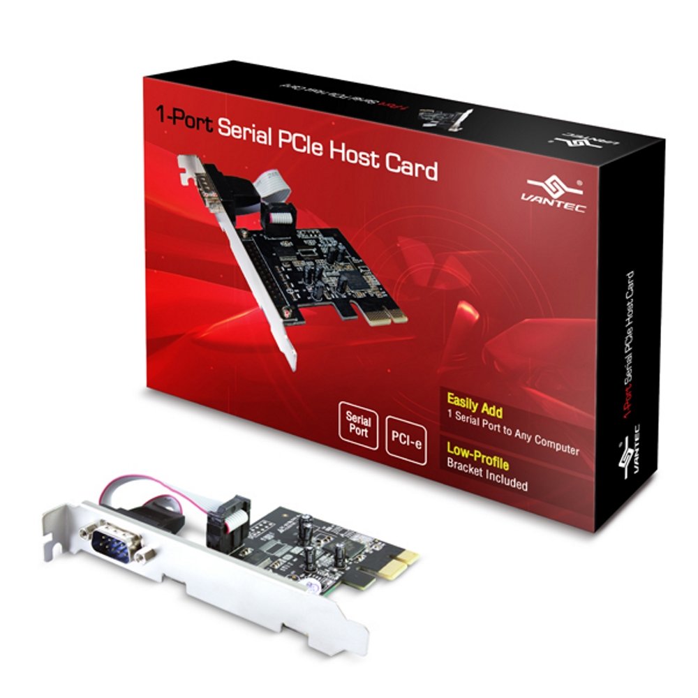 Vantec 1 Port Serial Pcie Host Card Ugt Pce10Sr