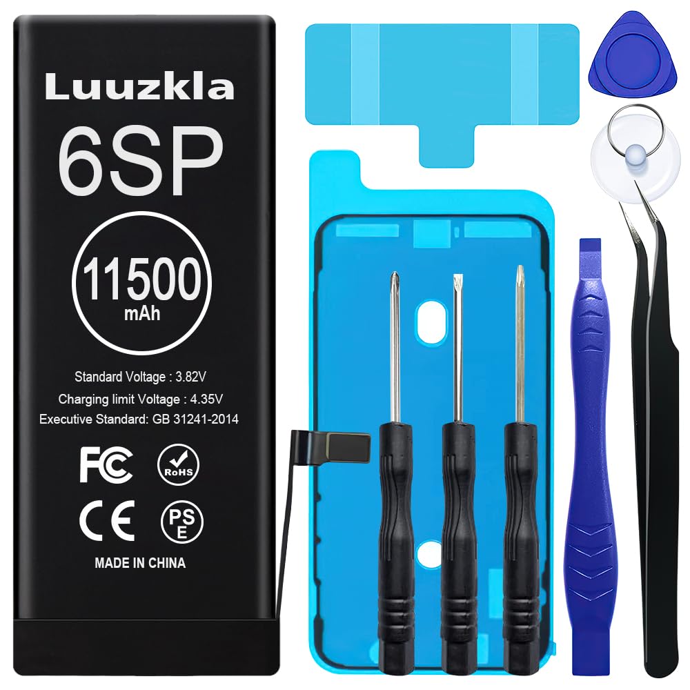 Luuzkla 11500Mah (2024 New Upgrade) Battery Compatible With Iphone 6S Plus, Super Capacity Battery Replacement Compatible With I