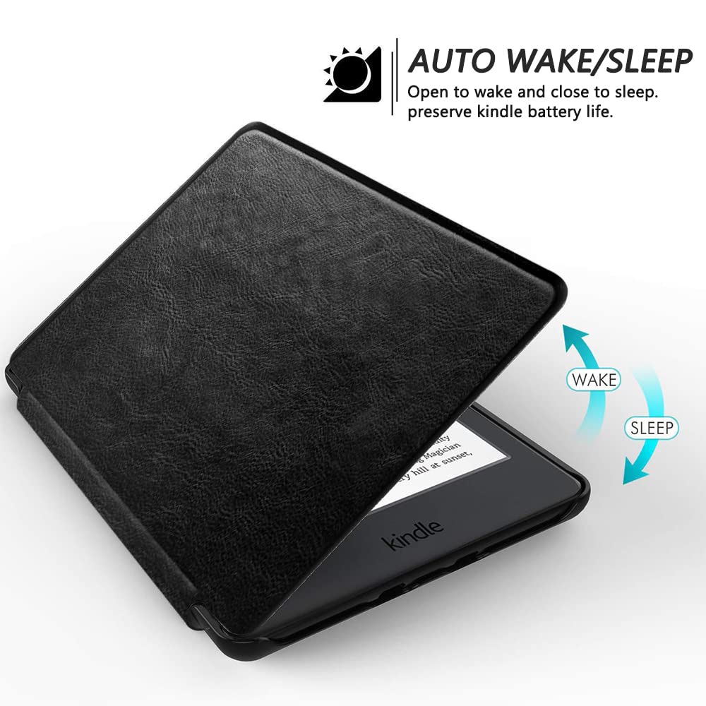 Scsvpn Case For 6.8'' Kindle Paperwhite (11Th Generation 2021) And Kindle Paperwhite Signature Edition, Slim Pu Leather Shell Co