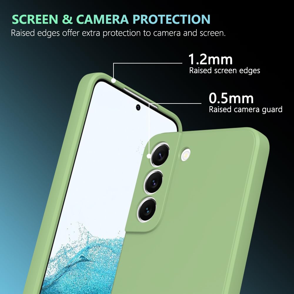 Wogroo For Samsung Galaxy S21 Case Green, Scratch Resistant With Soft Touch, Slim Thin Phone Cover For Samsung Galaxy S21