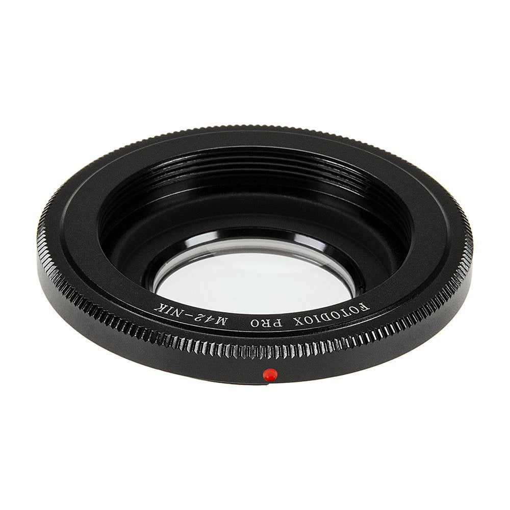 Fotodiox Pro Lens Mount Adapter Compatible with M42 Type 2 and Select Type 1 Lenses to Nikon F-Mount Cameras