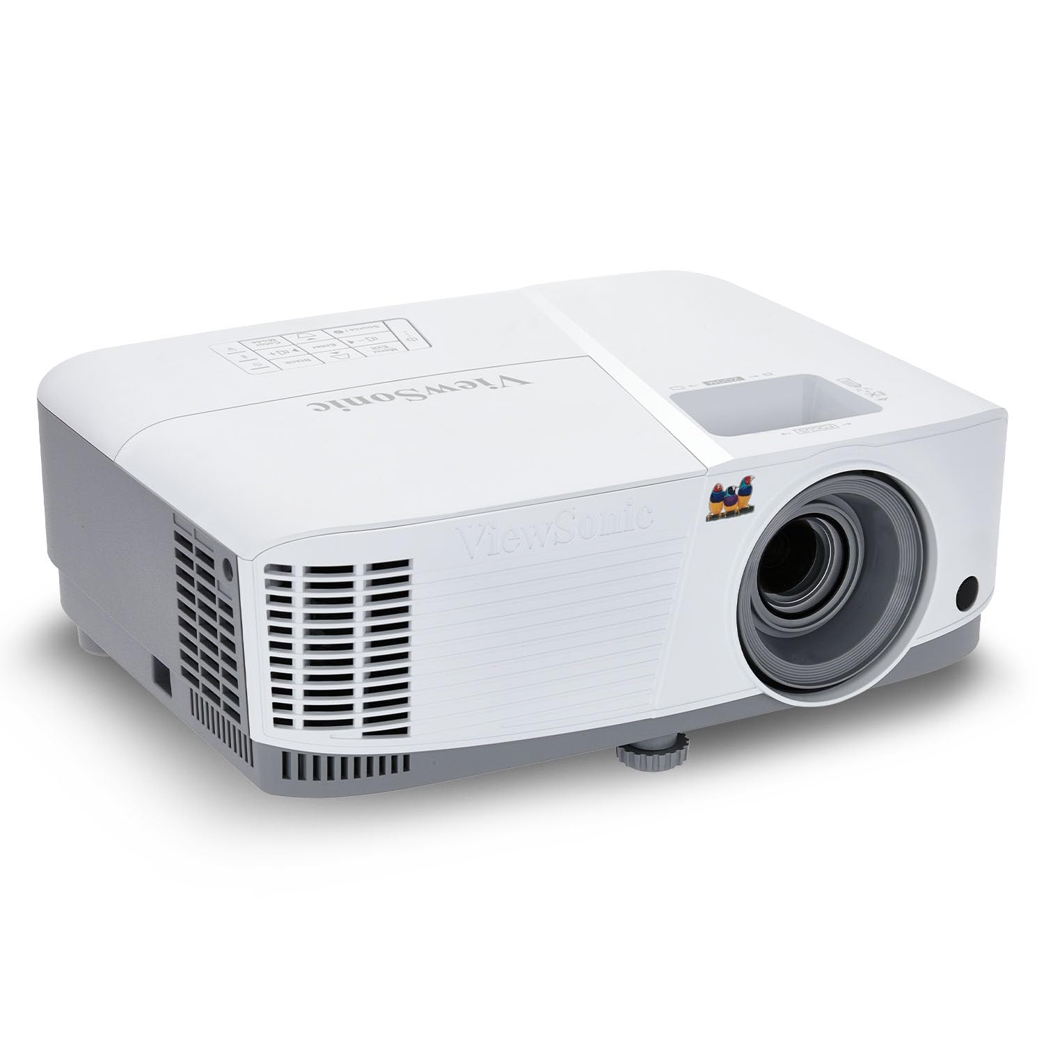 ViewSonic PA504W 4000 Lumens WXGA High Brightness Projector with Vertical Keystone, HDMI 1.4, USB 2.0 Type A, and VGA Inputs for