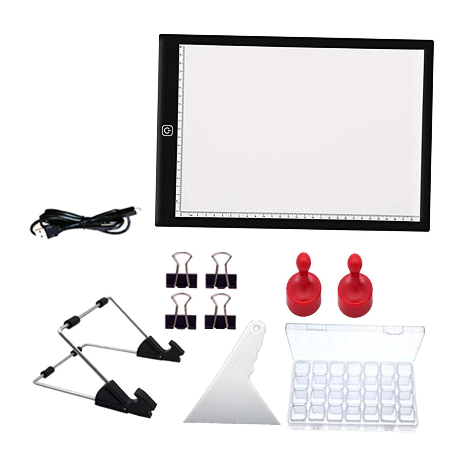 CALANDIS A4 LED Light Pad for Diamond Painting,USB Light Board Kit Lamp Pad Bracket