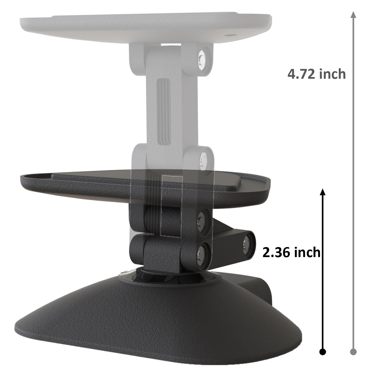 Mohosoko Stand For Echo Show 5 (3Rd Gen), Adjustable Height Smart Speaker Stand Table Mount Bracket, Tilt And 280 Degree Swivel