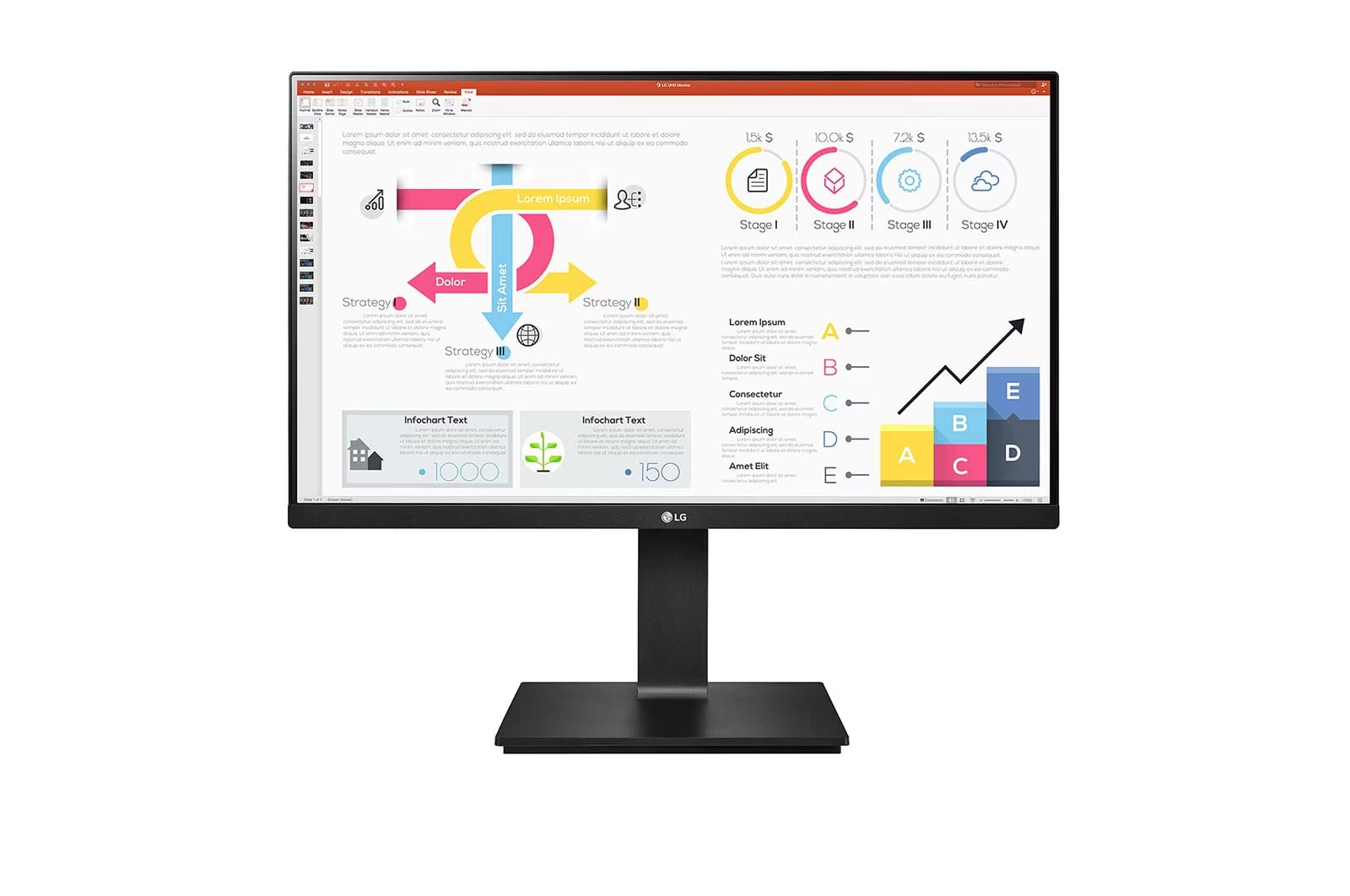 Lg Electronics 24Bp75Q B 23.8 Inch 1000:1 5Ms Qhd Hdmidisplayportusb Ips Edge Led Monitor