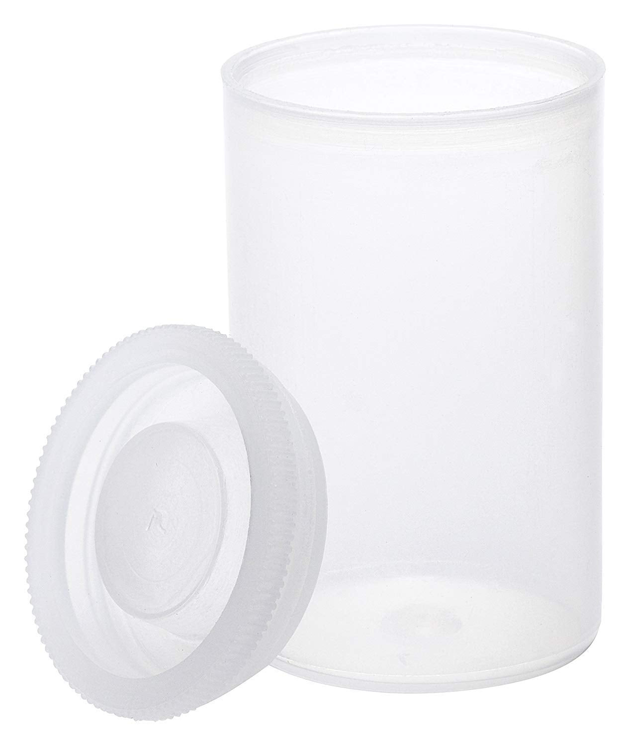 Akiro Film Canisters With Caps 35 Mm Empty Camera Reel Storage Containers Case Plastic Storage 15 Pack Transparent