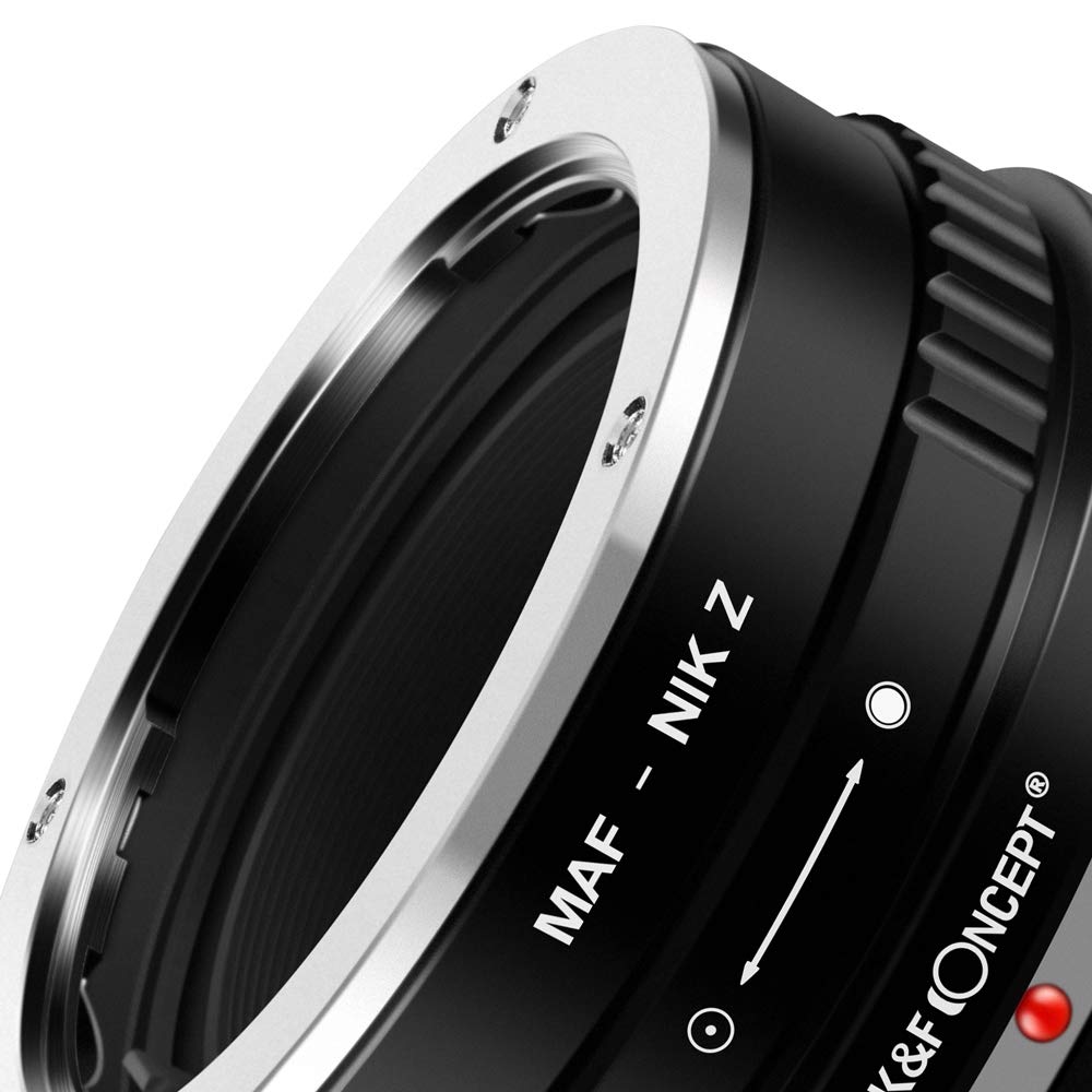 K&F Concept Lens Mount Adapter For Minolta Ma Af Mount Lens To Nikon Z6 Z7 Camera